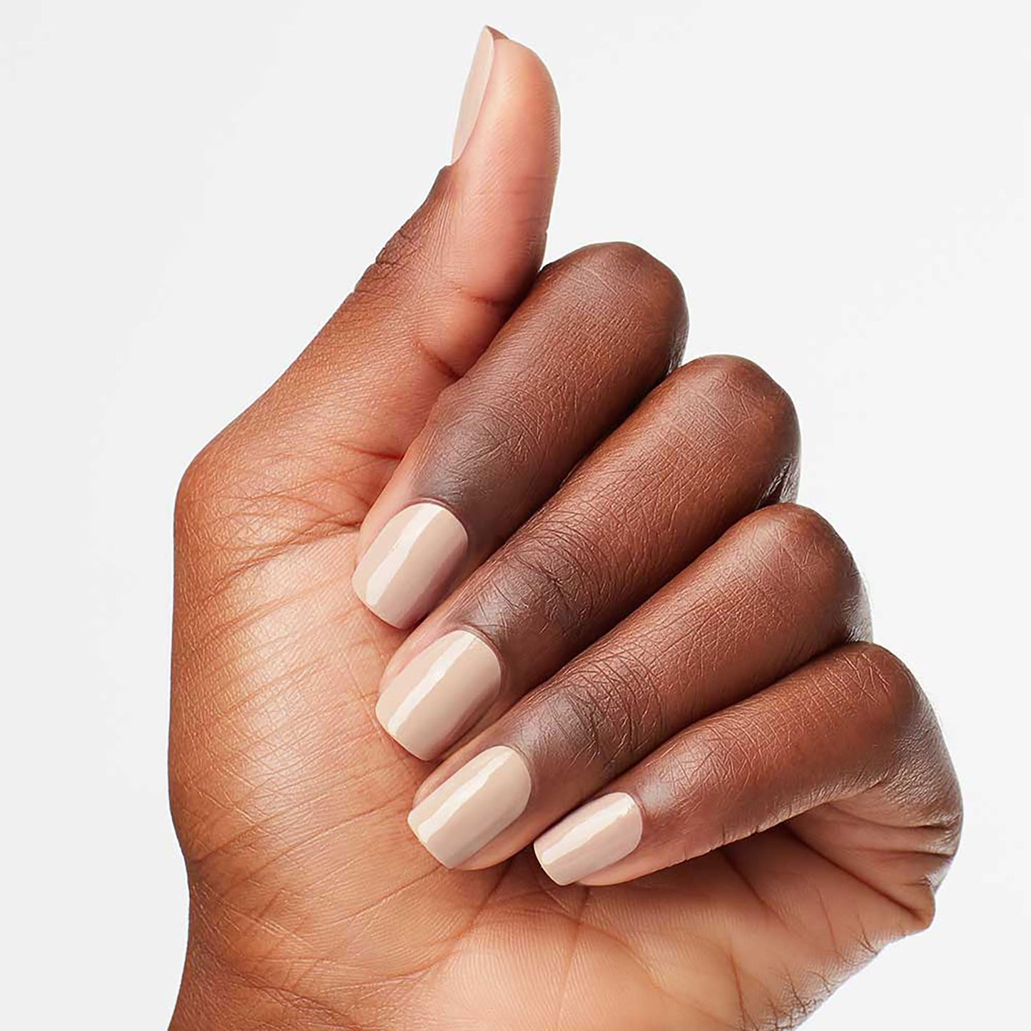 OPI Nail Lacquer Samoan Sand | Sheer Soft Pink Crème Chip Resistant Nail Polish | Fast Drying, Streak Free