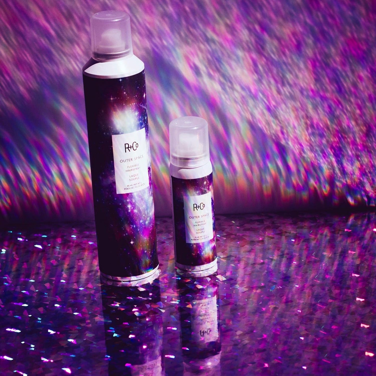 R+Co OUTER SPACE Flexible Hairspray - Light Hold, Long-Lasting Shine & Flexibility | All Hair Types