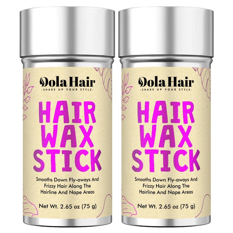Hair Wax Stick for Flyaways - Smoothing Pomade for Women & Kids | 2 Pack