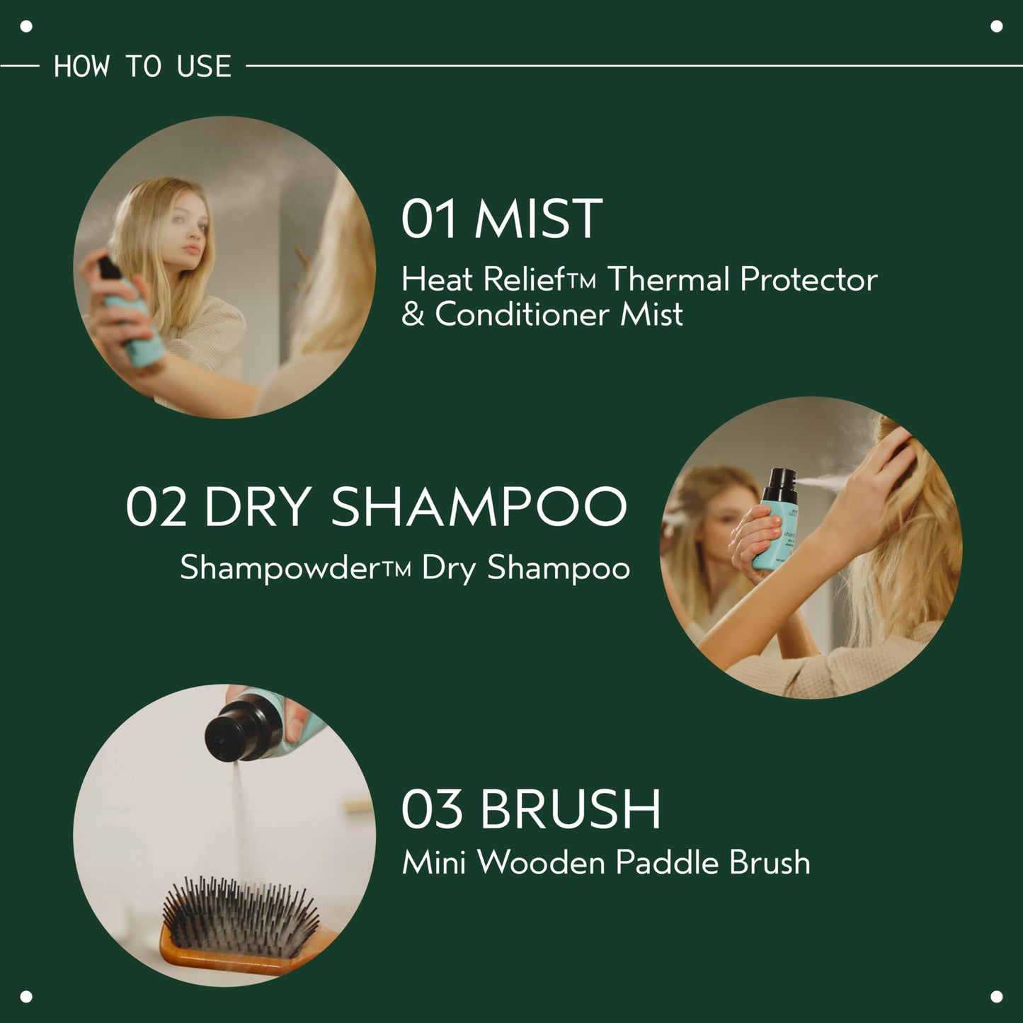 Aveda Wooden Mini Paddle Brush | Travel Size | Detangling, Smoothing Brush | Straightening, Blow Drying | All Hair Types
