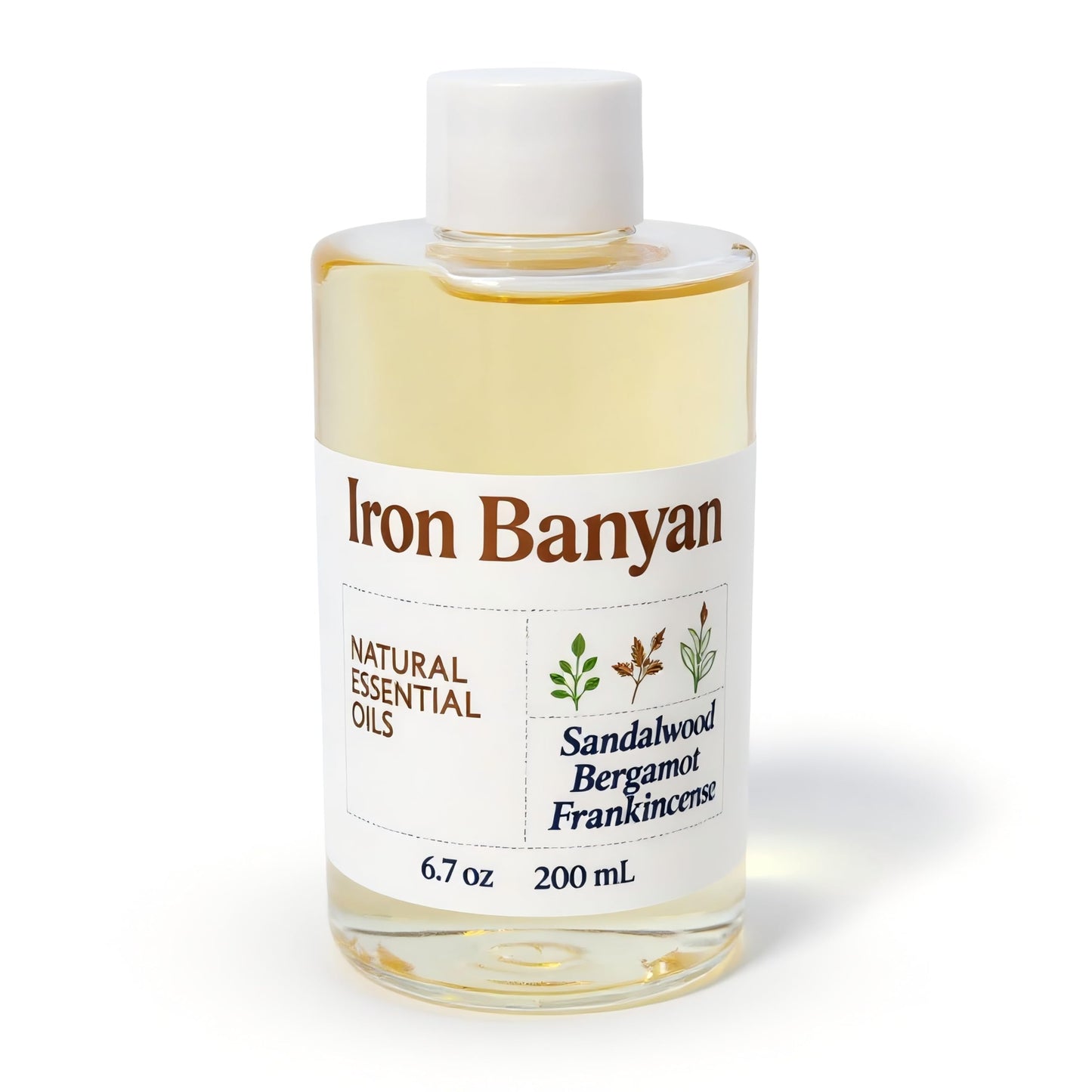 Iron Banyan Sandalwood Bergamot Frankincense Oil 200ml
