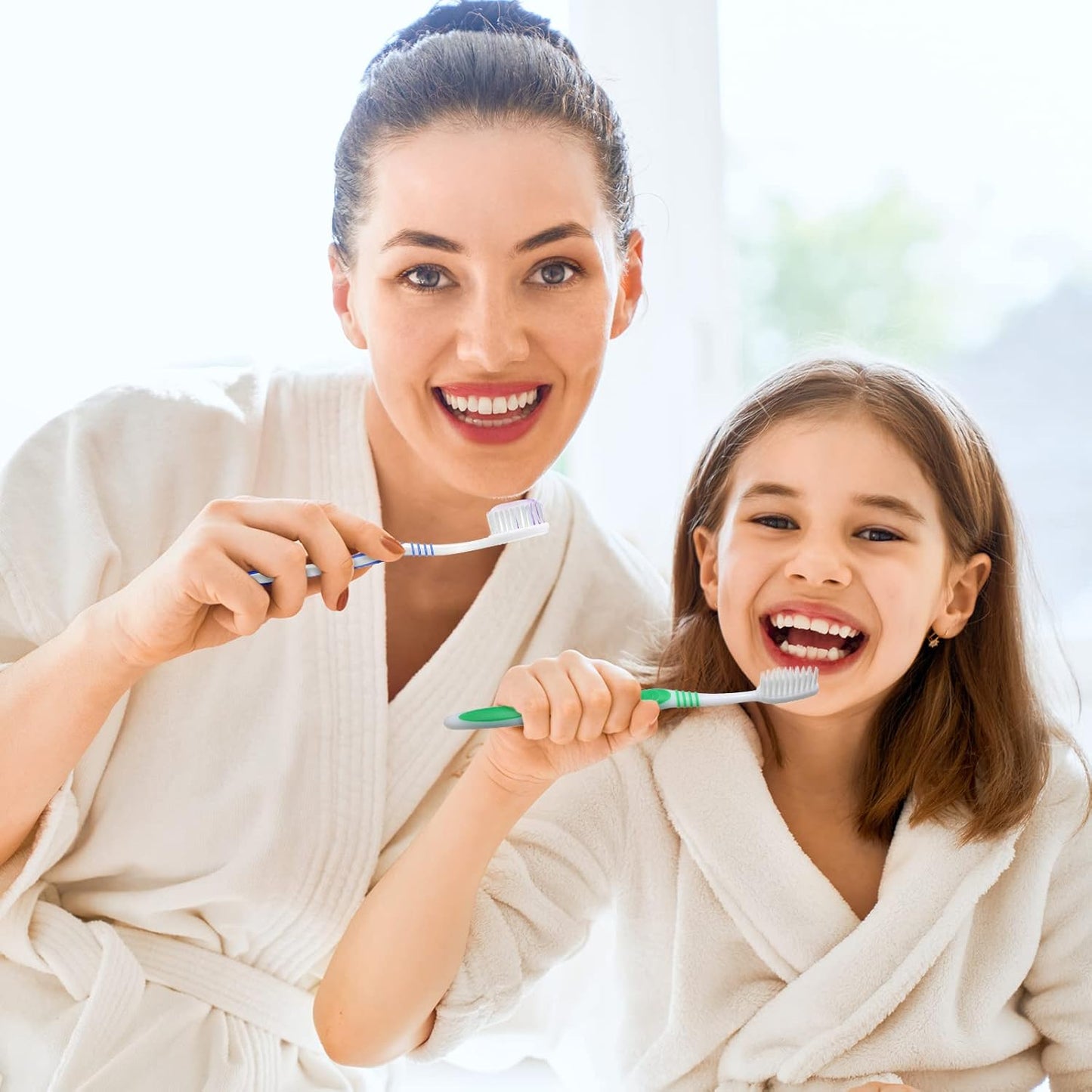 Honeydak Disposable Toothbrushes - 200 Packs of Soft Bristle Travel Toothbrushes | Individually Wrapped, Multicolor