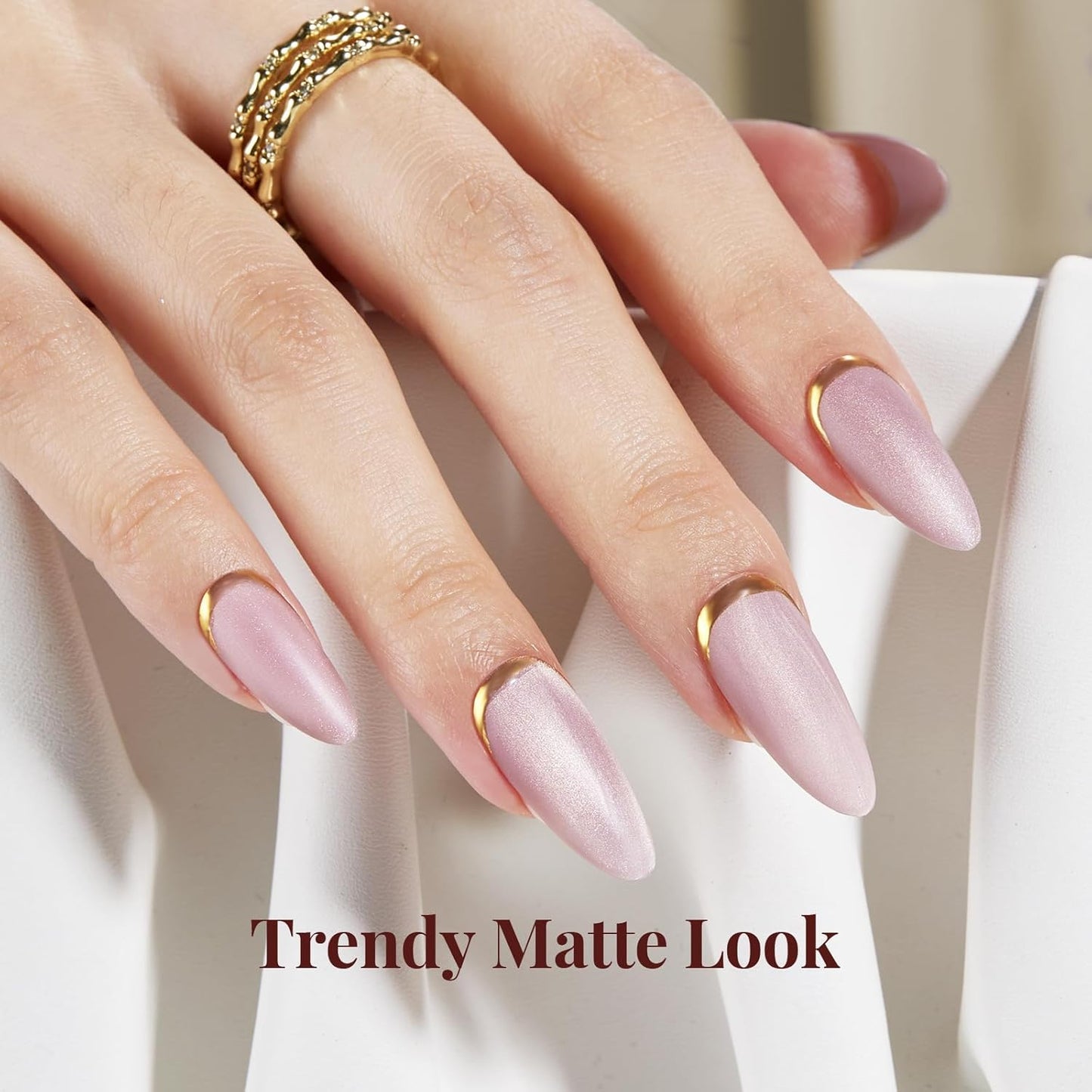 beetles Gel Polish 9 in 1 Gel Nail Glue for Clear Acrylic Nails Tips, Long Lasting Super Strong Brush Nail Glue for Fake Nails, Base Blooming Nail Gel, New Safe Formula, U V Light Cure