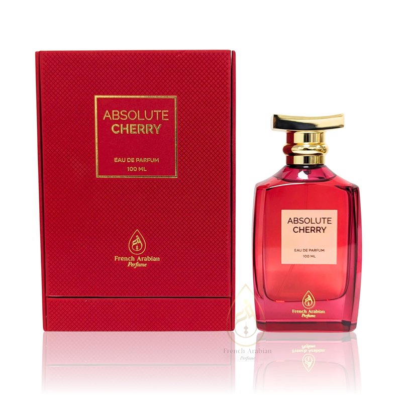 French Arabian Perfumes Absolute Cherry 100ml - Amber Floral Lost Cherries Fragrance - Aroma of Black Cherry Tonka Bean Sandalwood Vanilla Perfume Spray