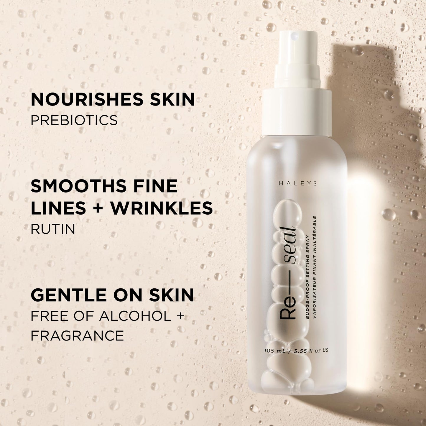 Haleys Re-seal Setting Spray, 16-Hour All-Day Hold, Oil-Control, Hydrating