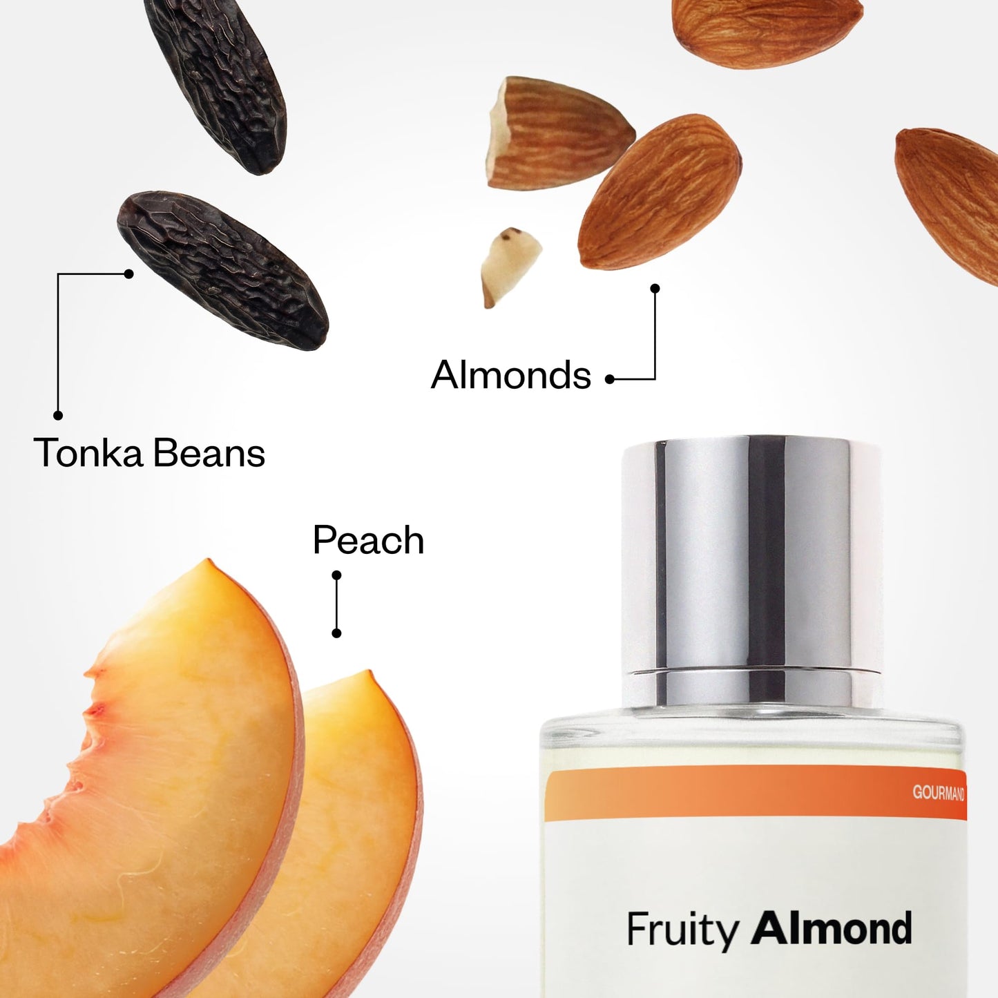 Dossier - Fruity Almond - Eau de Parfum - Inspired by Good Girl - Long-Lasting Fragrance - Feminine - 1.7 fl oz (50ml)