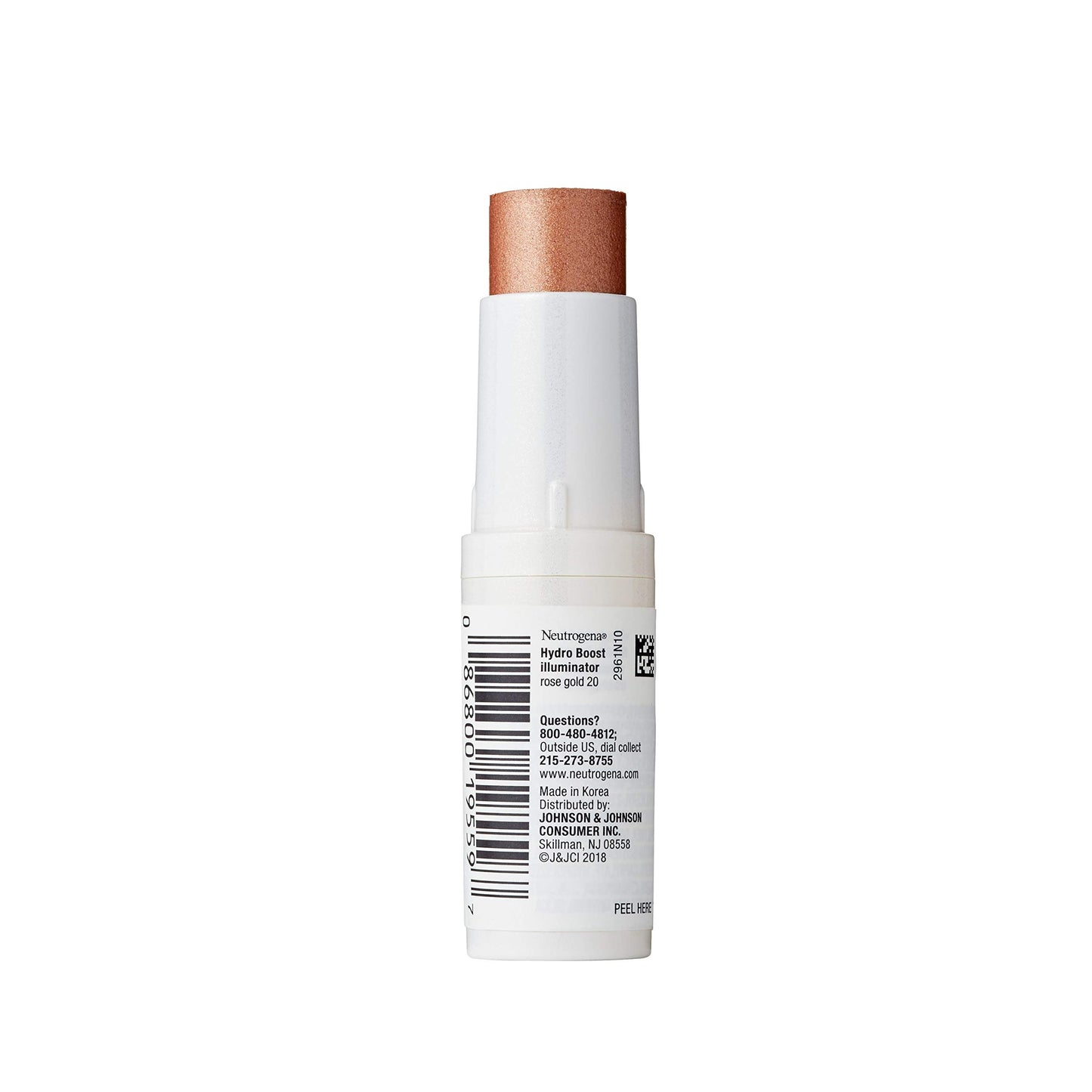 Neutrogena Hydro Boost Illuminator Makeup Stick with Hyaluronic Acid, Moisturizing Highlighter to Improve & Illuminate Skin, Dermatologist-Tested with Mistake-Proof Application, Rose, 0.29 oz