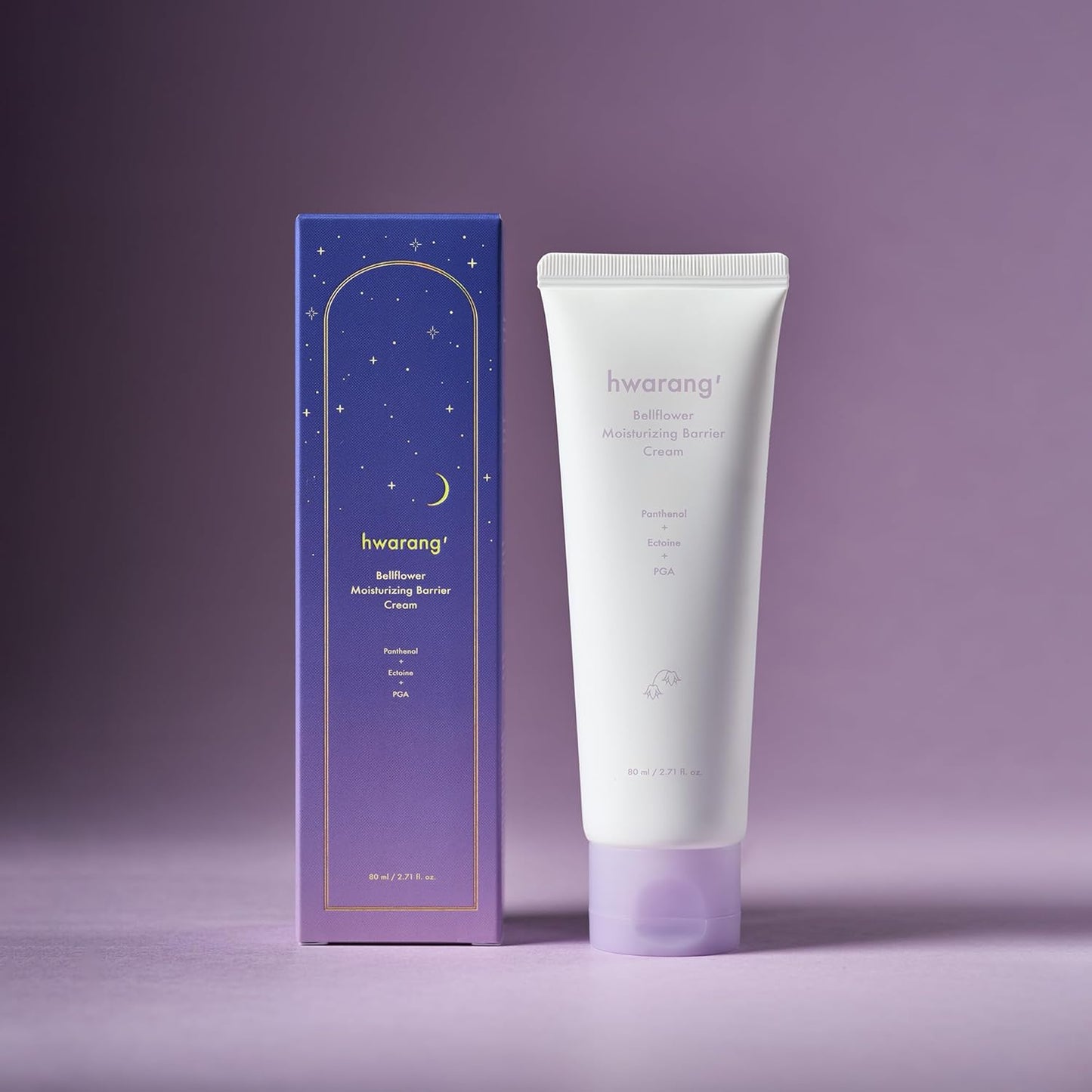 Bellflower Moisturizing Barrier Cream - Daily Face Moisturizer for Dry to Combo Skin | Hydrating Korean Skincare with Ceramides & Panthenol | 2.7 Fl Oz