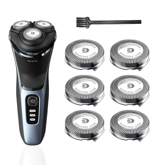 SH30 Replacement Heads Compatible with Philips Norelco Shaver Series 3000, 2000, 1000, SH30 Blades for Philips Norelco Shaver 3900, 3600, 2400