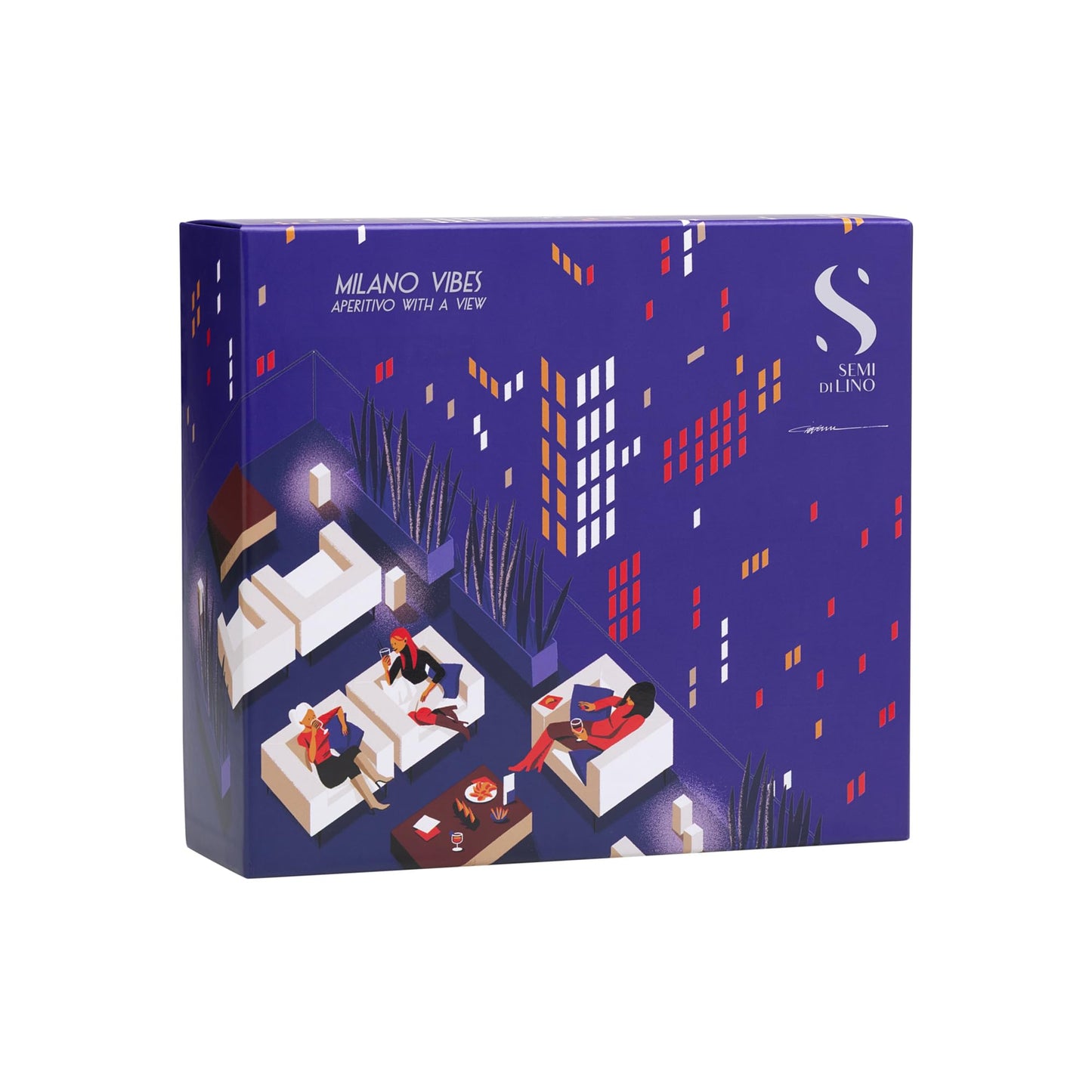 Alfaparf Milano Semi di Lino Gift Set for Blonde and Silver Hair - Anti-Yellow Sulfate Free Shampoo, Conditioner and Leave-In Spray Toner - Neutralizes Unwanted Yellow Tones