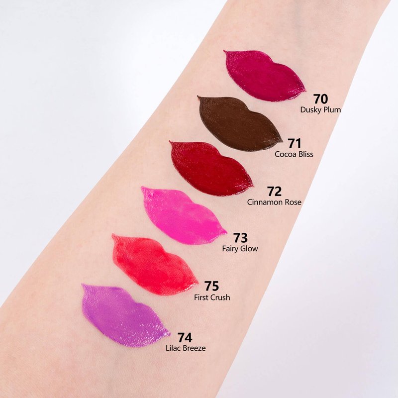 ilembane Deep Red Hydrating Lipstick – Moisturizing Cream Lip Balm for Dry Lips, Bold Glossy Finish, Lightweight Vegan Lip Color with Comfortable Smooth Wear (Cinnamon Rose)