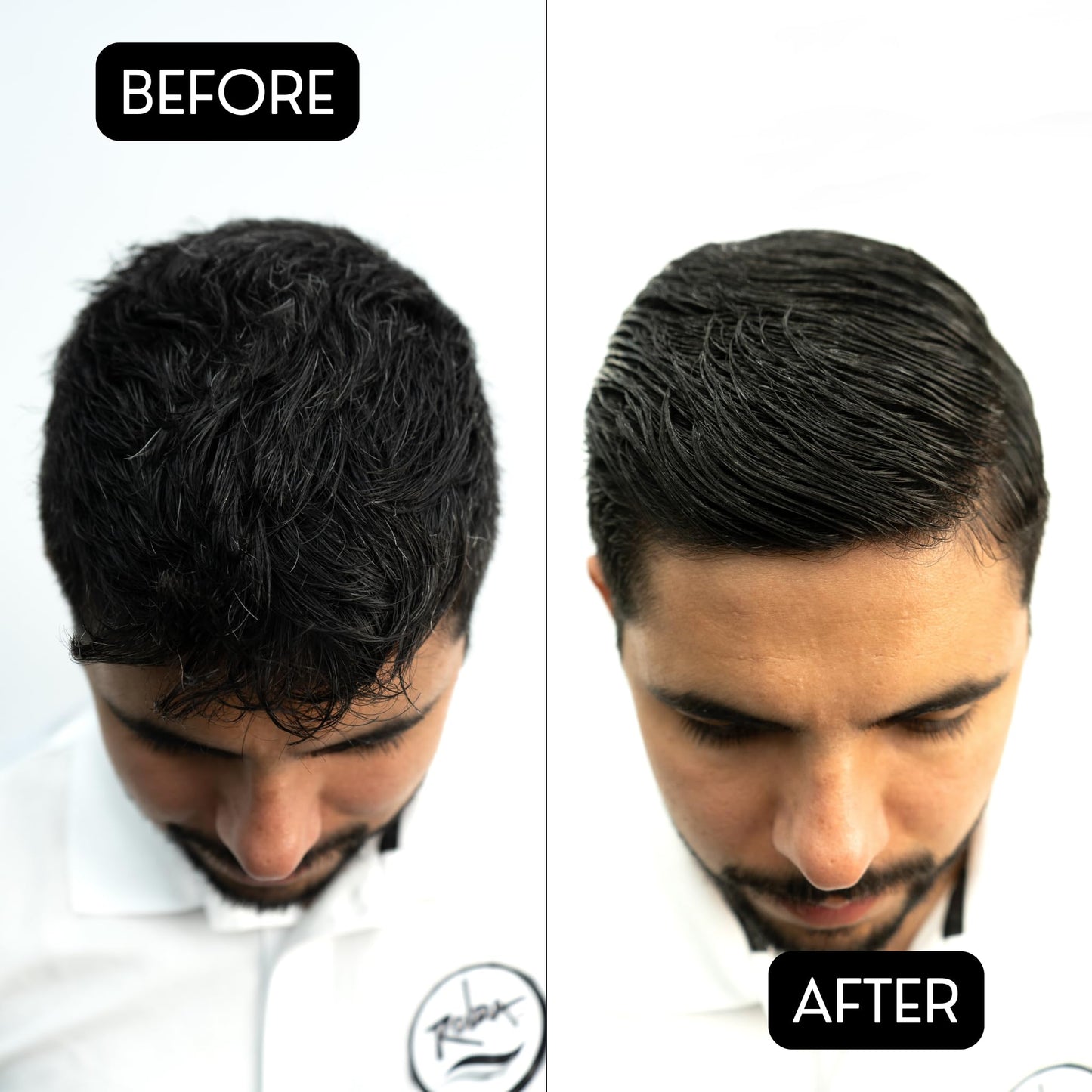 Rolda Power Strong Hold Hair Gel for Men - Styling Gel Formula for Wet Look - High Shine, Strengthening & Hair Loss Control - Alcohol & Residue Free (35.2 oz)