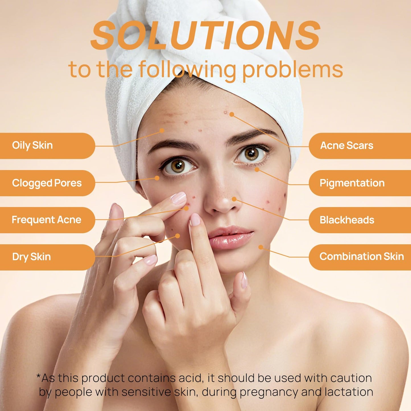 Glycolic Acid Pads, Gentle Resurfacing Exfoliates & Cleans Pores 60 Pads