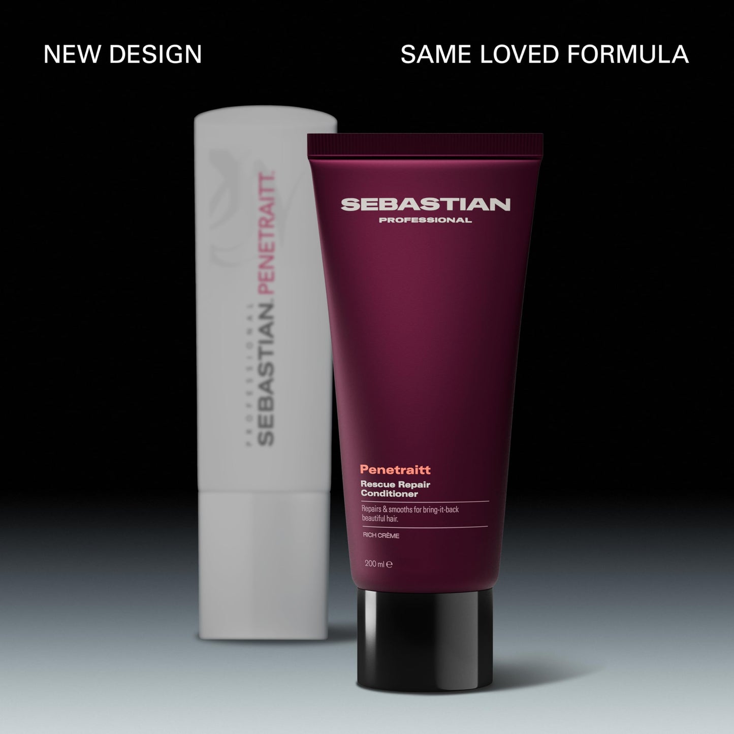 Sebastian Professional Penetraitt Rescue Repair Conditioner | Strengthening & Repair with Deep Moisturizing | For Damaged & Colored Hair | 33.8 fl oz | Packaging May Vary