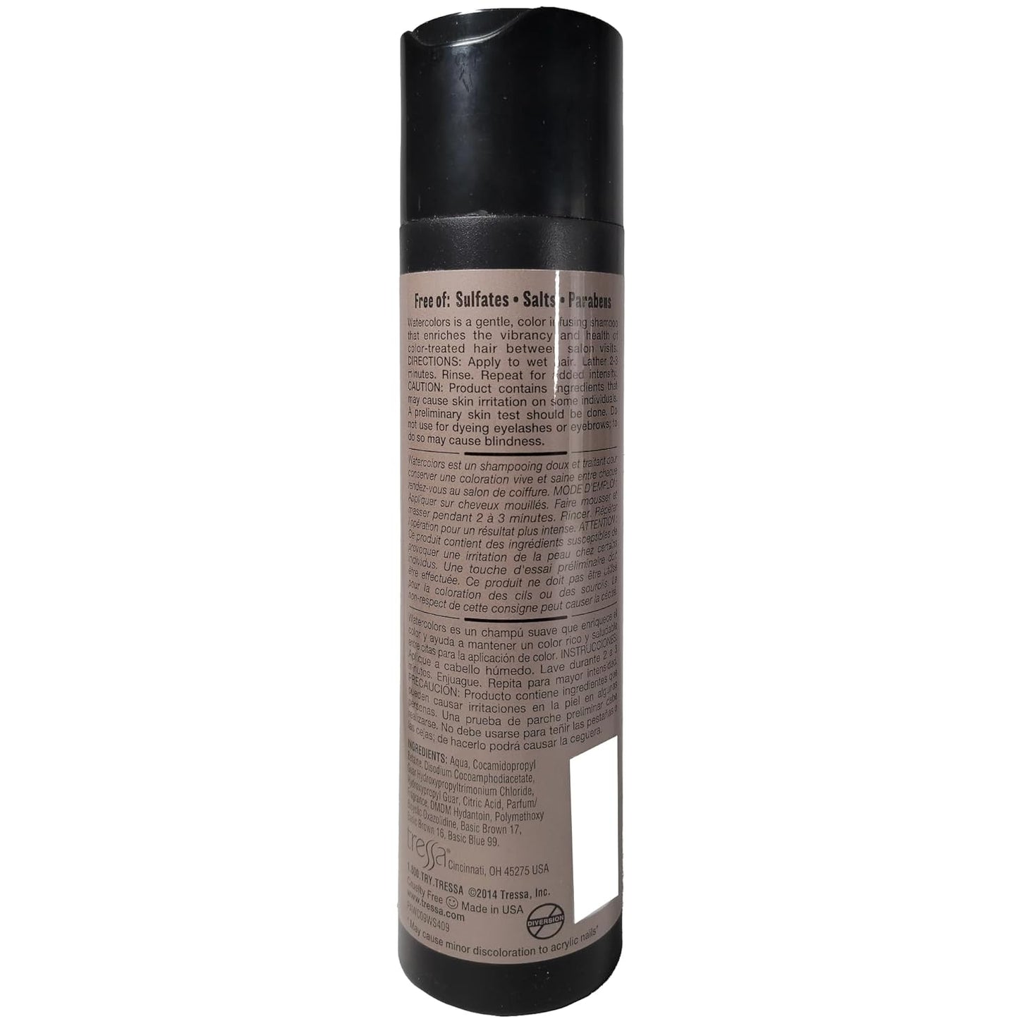 Watercolors Color Maintenance Shampoo - Semi-Permanent Hair Color for Vibrant Shades | 8.5 oz (Wet Brick)