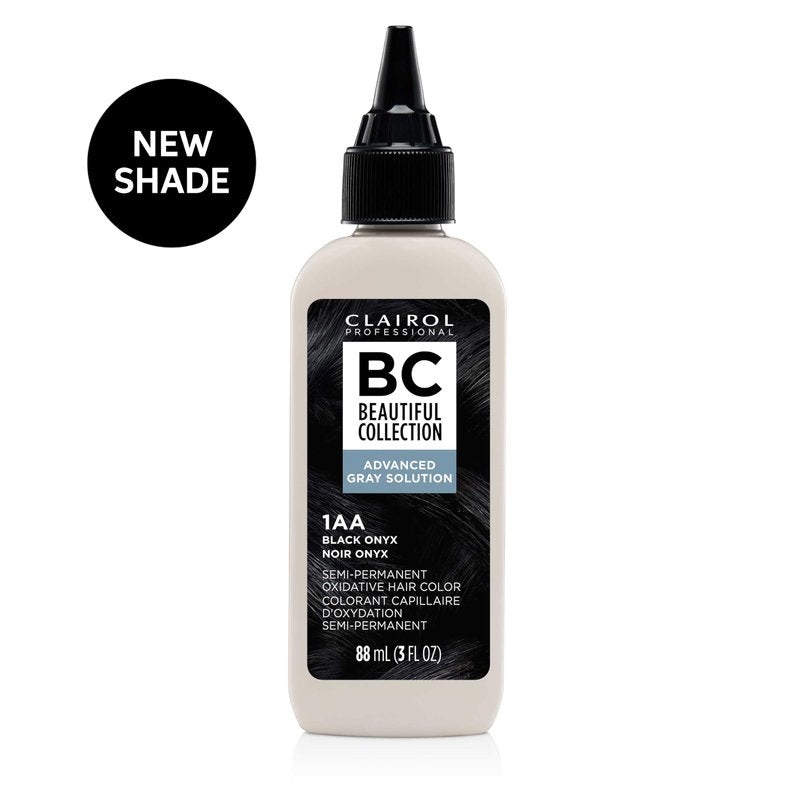 Clairol Professional Beautiful Collection Advanced Gray Solutions, 1AA Black Onyx, 3 oz.