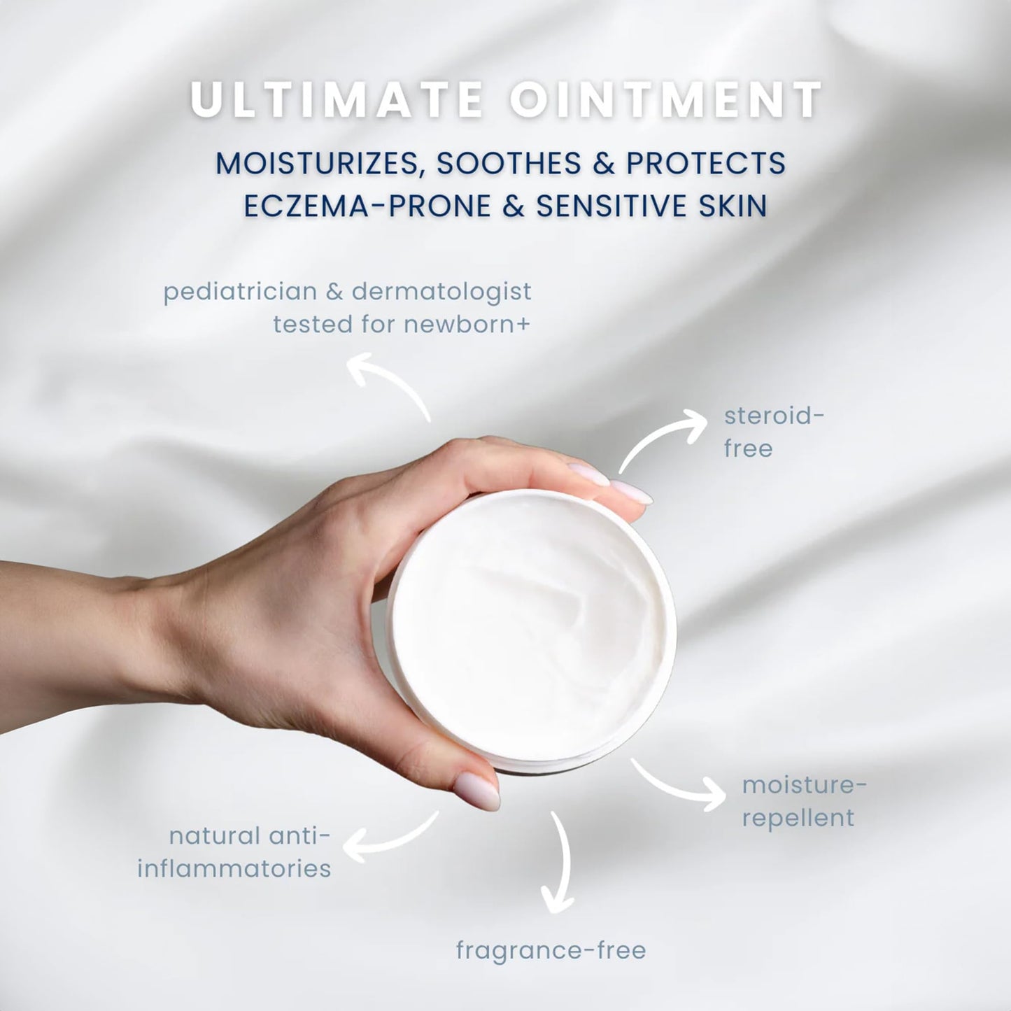 Noodle & Boo Ultimate Baby Ointment for Eczema and Diaper Rash Healing, 3.4 Oz