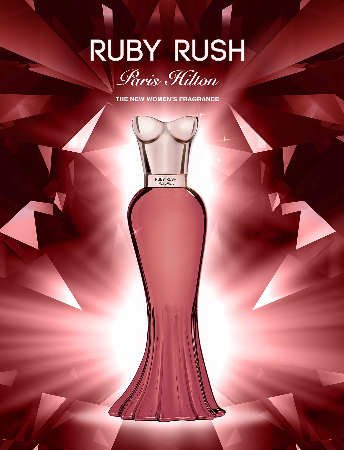 Paris Hilton Ruby Rush Eau de Parfum Perfume for Women, 3.4 Fl Oz