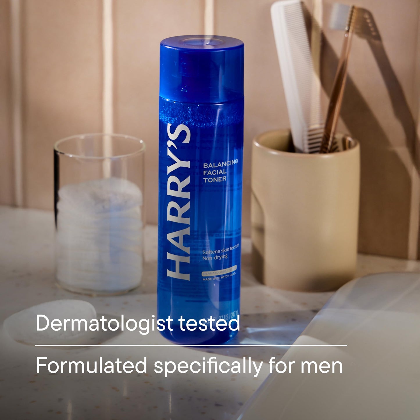Harry's Freshening Hydrating Toner for Face, Skin Care Toner for Refreshed, Clean, Hydrated Skin, 8.35 Fl Oz, 2 Pack
