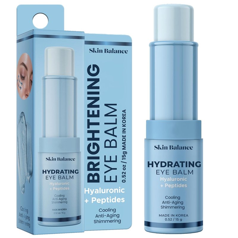 Ultra Shimmer Eye Balm | Hydrating Hyaluronic Acid & Peptides for Puffiness, Dark Circles & Fine Lines - 0.52 fl oz
