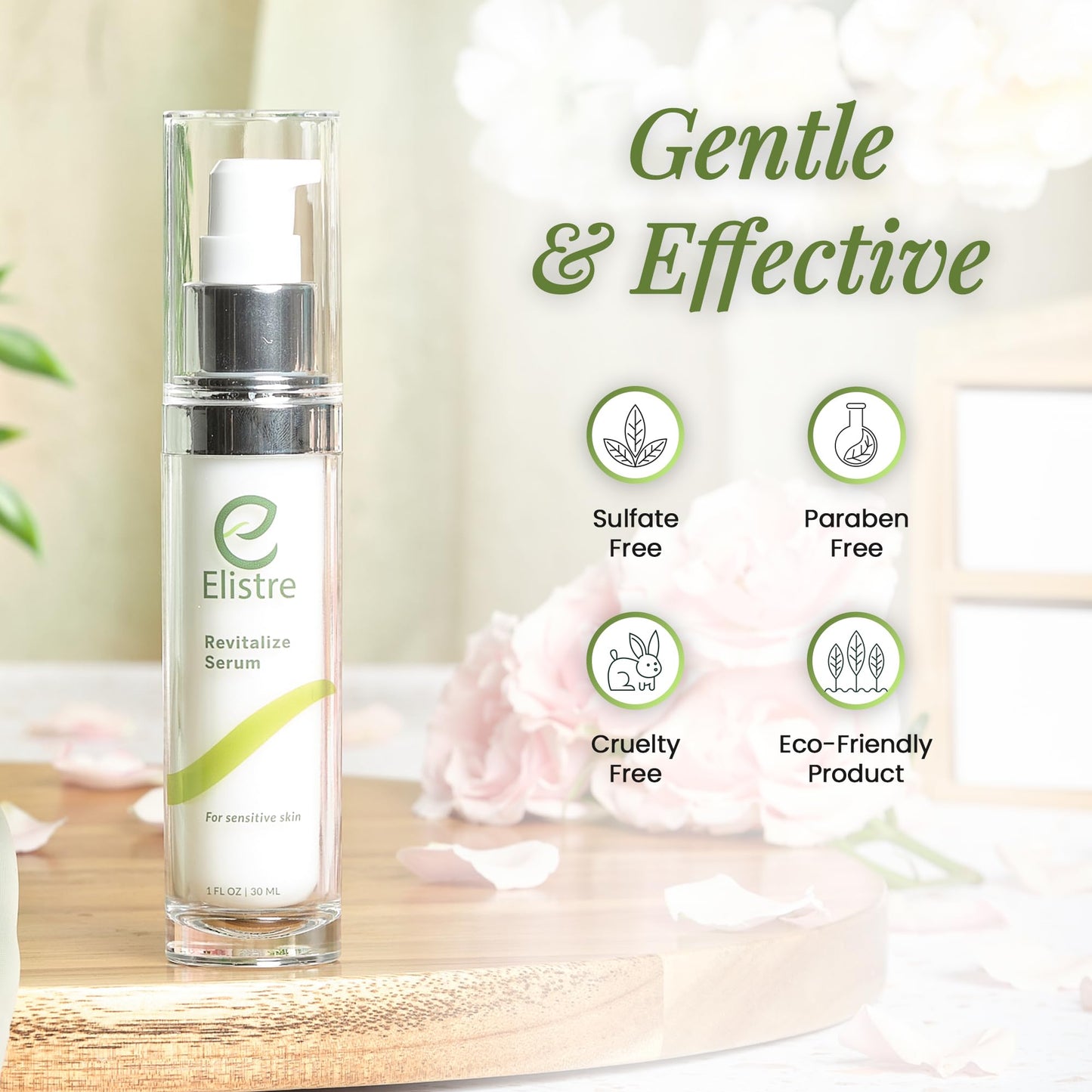 Elistre Revitalize Serum with Vitamin C, For Sensitive Skin