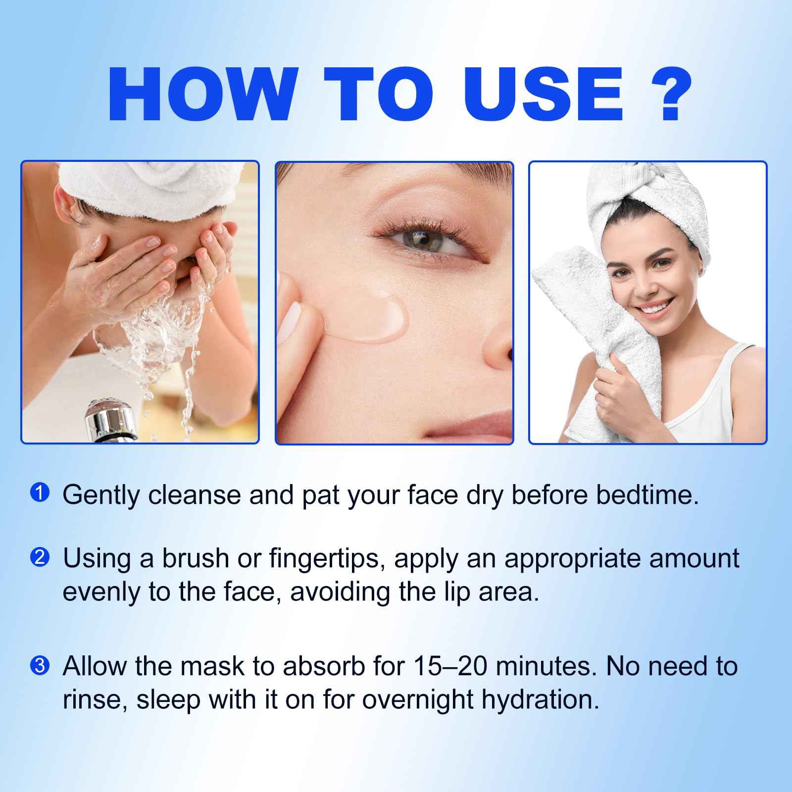 2pack Hyaluronic Acid Powder for Skin, Dual Molecular Weight Hyaluronic Acid Serum Powder, Skin Hydration, Reduce Wrinkles, Improve Skin Elasticity for DIY Serums, 200g