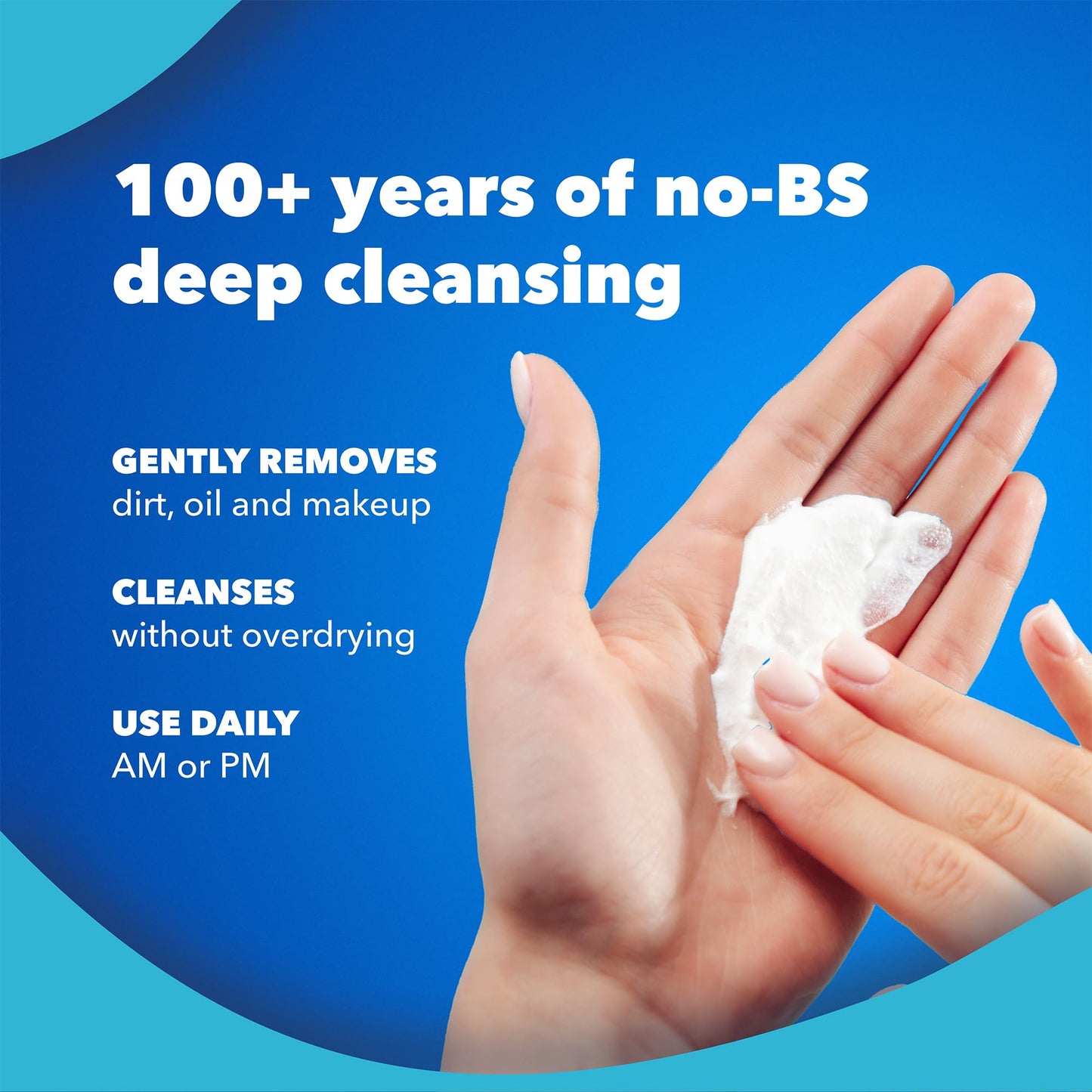 Noxzema Face Wash, Large Jar 6-Pack – Original Deep Cleansing Cream, Face Cleanser, 12 Oz Ea