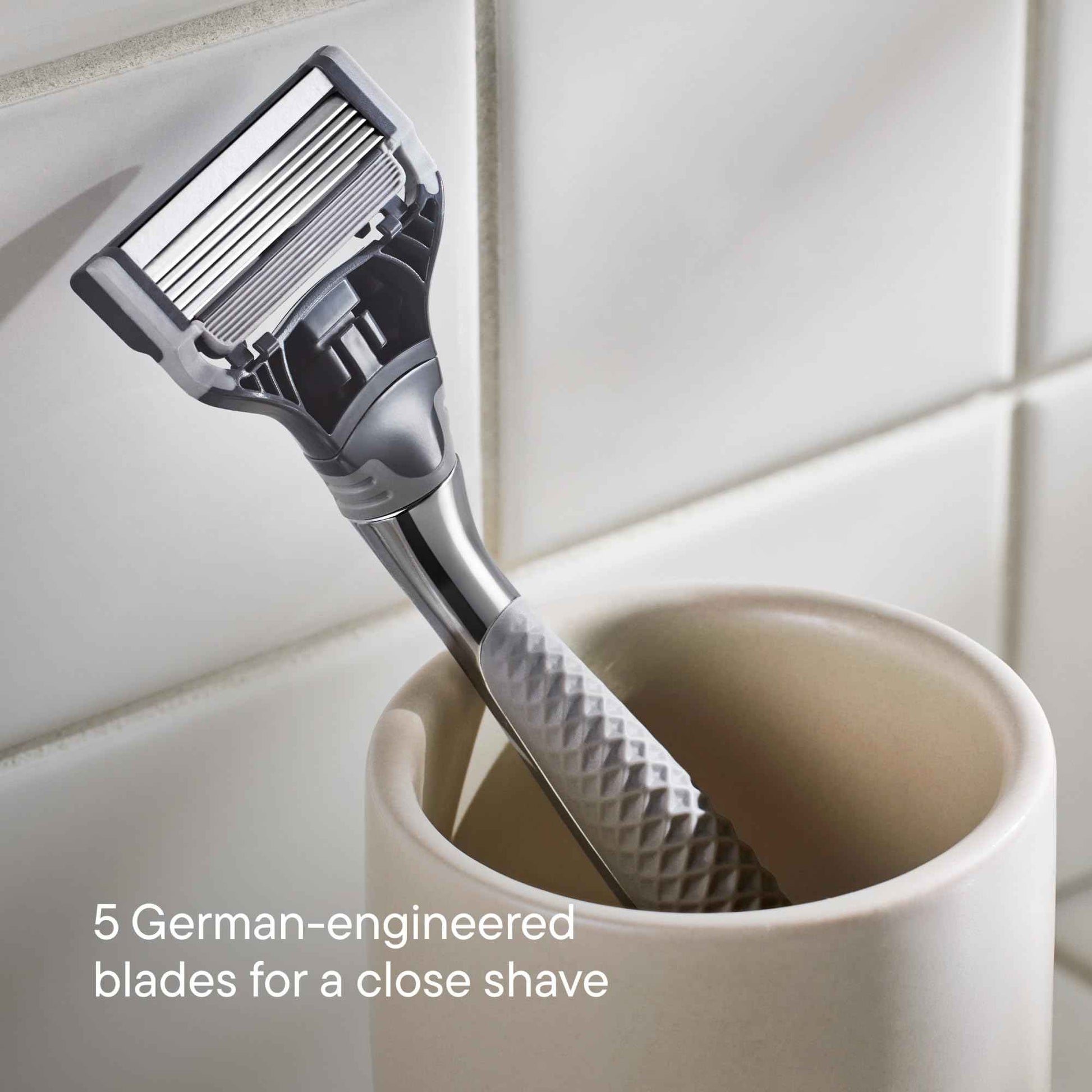 Harry's Original Razor Blades for Men - 10 Count - Premium Razor Blade Refill Cartridges - German Engineered