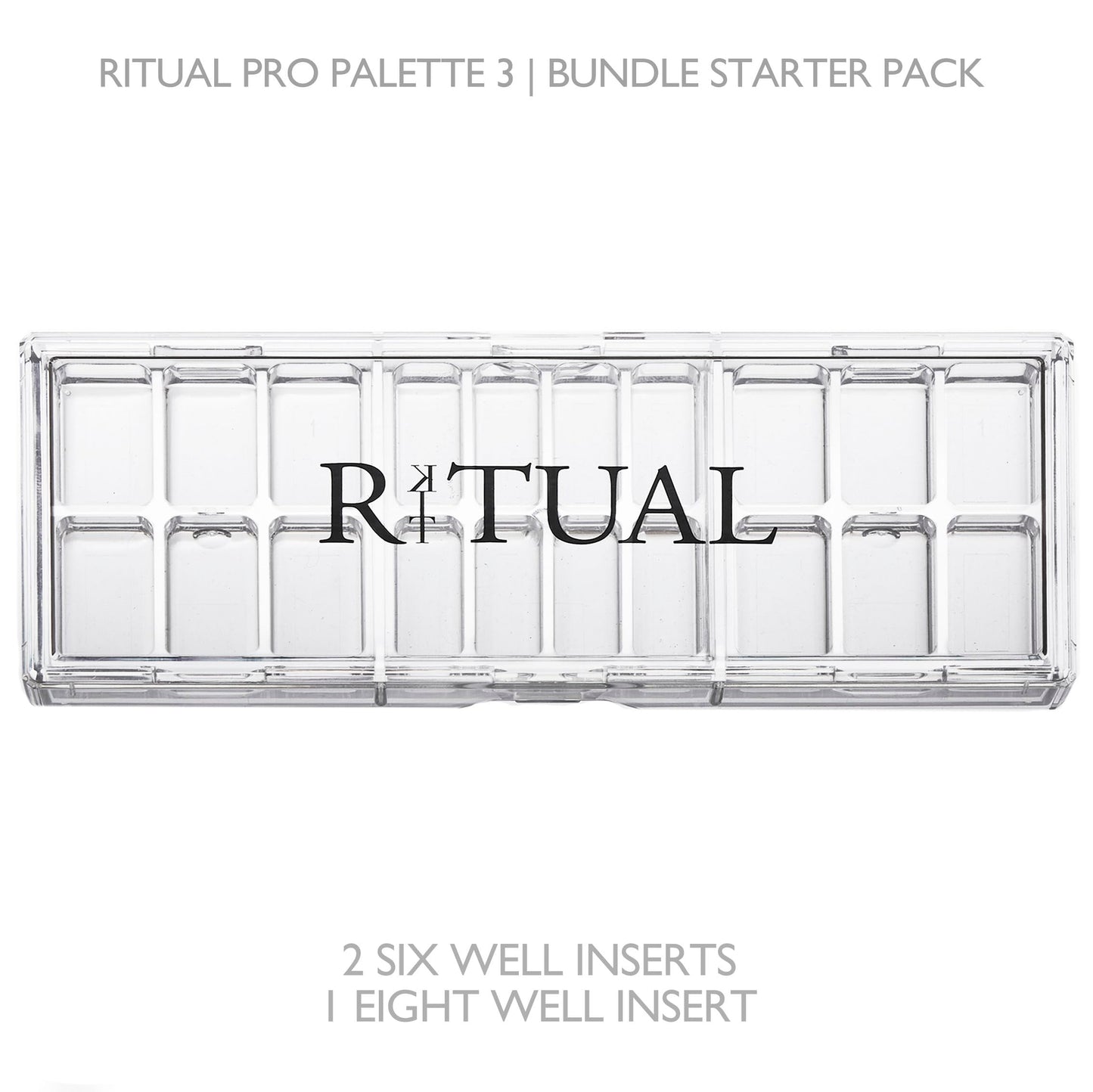 Empty Makeup Palette | 20 Wells | Modular Interchangeable Depotting System | Ritual Pro Palette 3 | Sample Bundle, Lipstick, Creams, Alcohol based makeup and paint, watercolor, Gouache, Acrylic paint