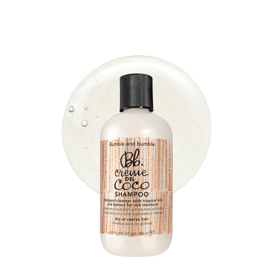Bumble and bumble. Creme De Coco Shampoo | Provides Rich Moisture and Shine | Reduces Frizz | With Coconut Kukui Nut Murumuru Butter | For Dry Medium to Thick Curly, Wavy, Straight Hair, 8.5 Fl Oz