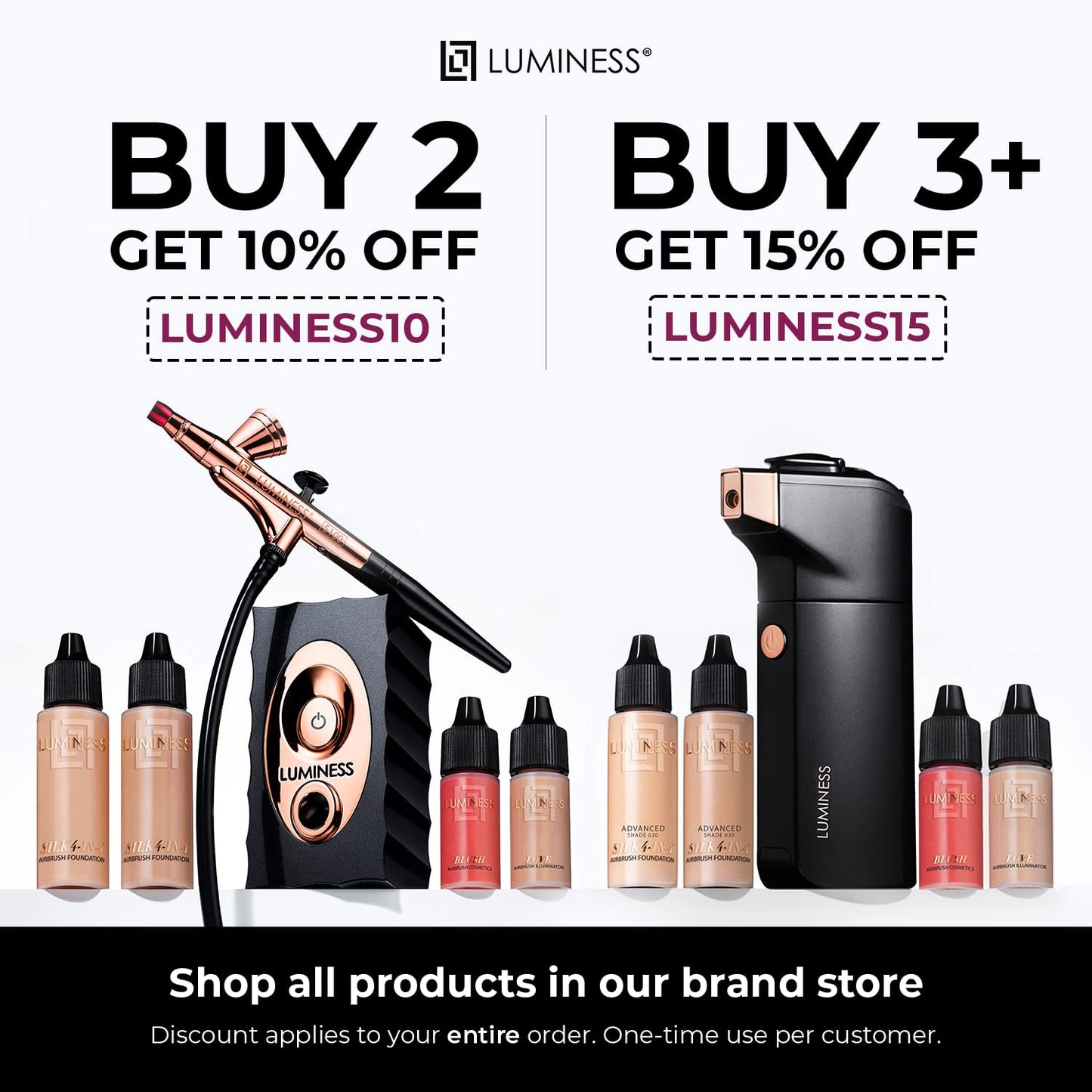 LUMINESS Airbrush Primer Hydrating Spray - Primes, Hydrates and Smooths Skin Texture for The Ultimate Canvas for Foundation Application - Hydrolyzed Silk & Hyaluronic Acid - 1.66oz