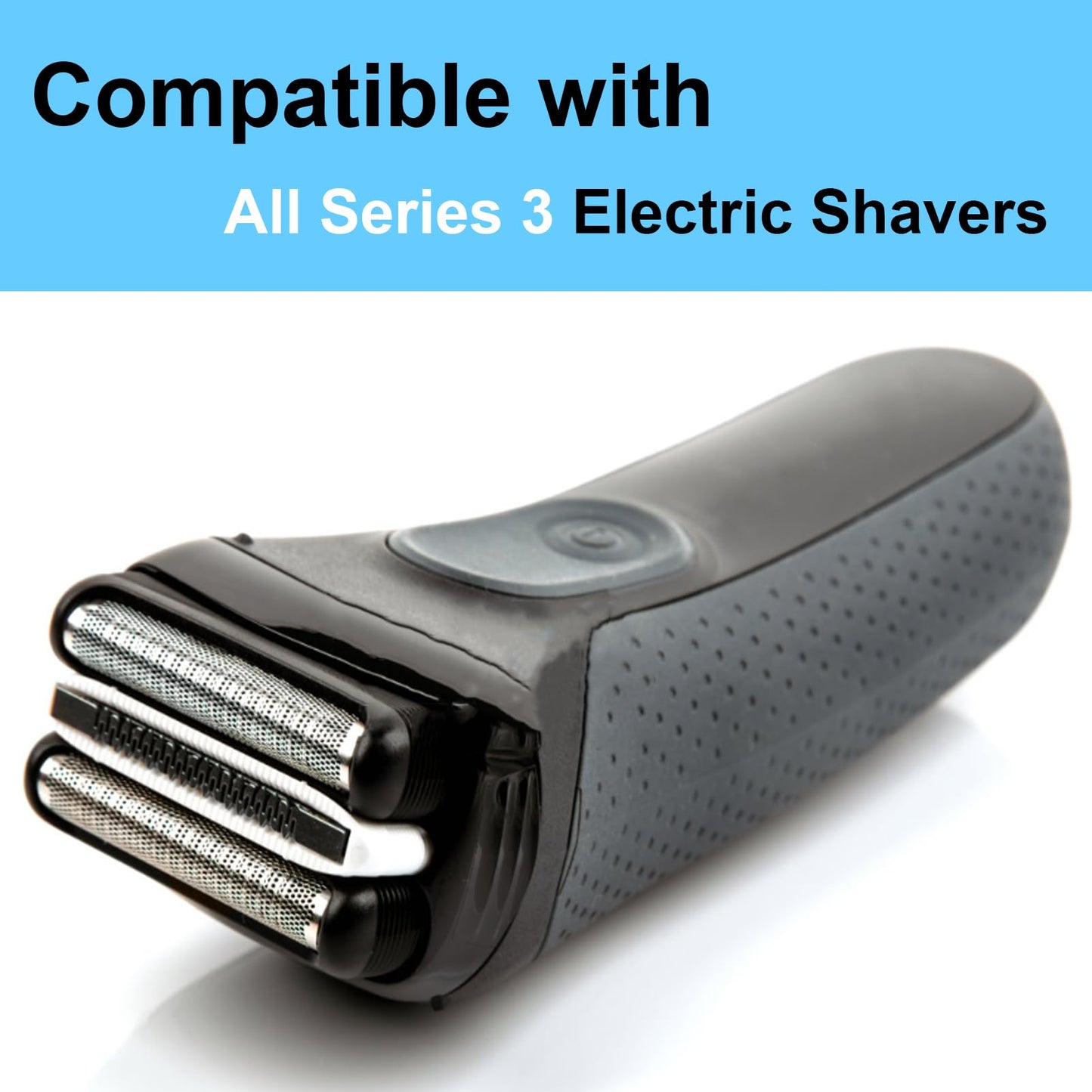 32B Series 3 Replacement Head for Braun ProSkin Electric Shaver, Compatible with Braun Foil Shaver 3000s 3010s 3020s 3030s 3040s 3050cc 3070cc 3080s 3090cc 320 330 340 350cc (2 Pack)