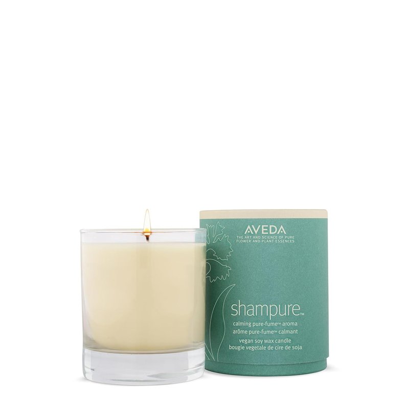 Aveda Shampure Vegan Soy Wax Candle - Calming Organic Lavender Aroma | 8 oz