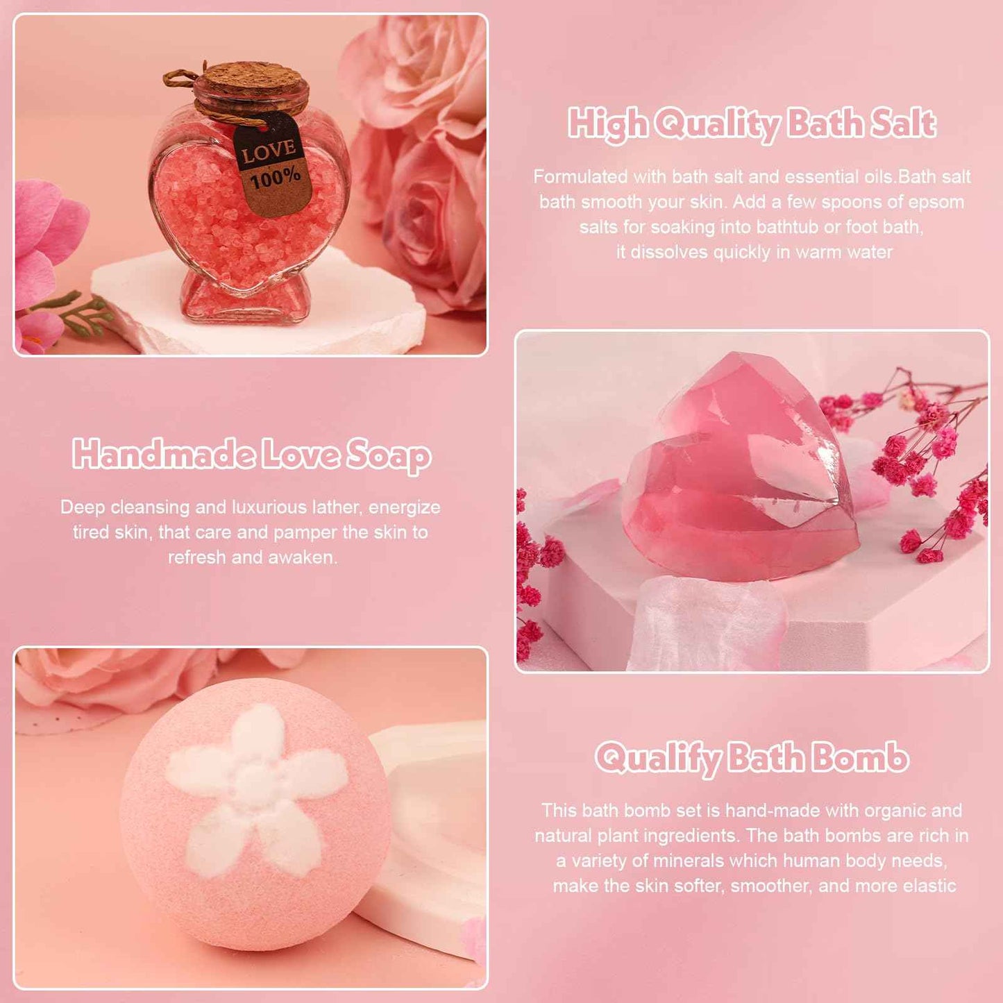 Happy Birthday Gifts for Women Friendship, Get Well Soon Gifts Baskets for Women, Self Care Package, Birthday Basket for Womens, Friends, Coworker Ideas (Best Wishes-PK)