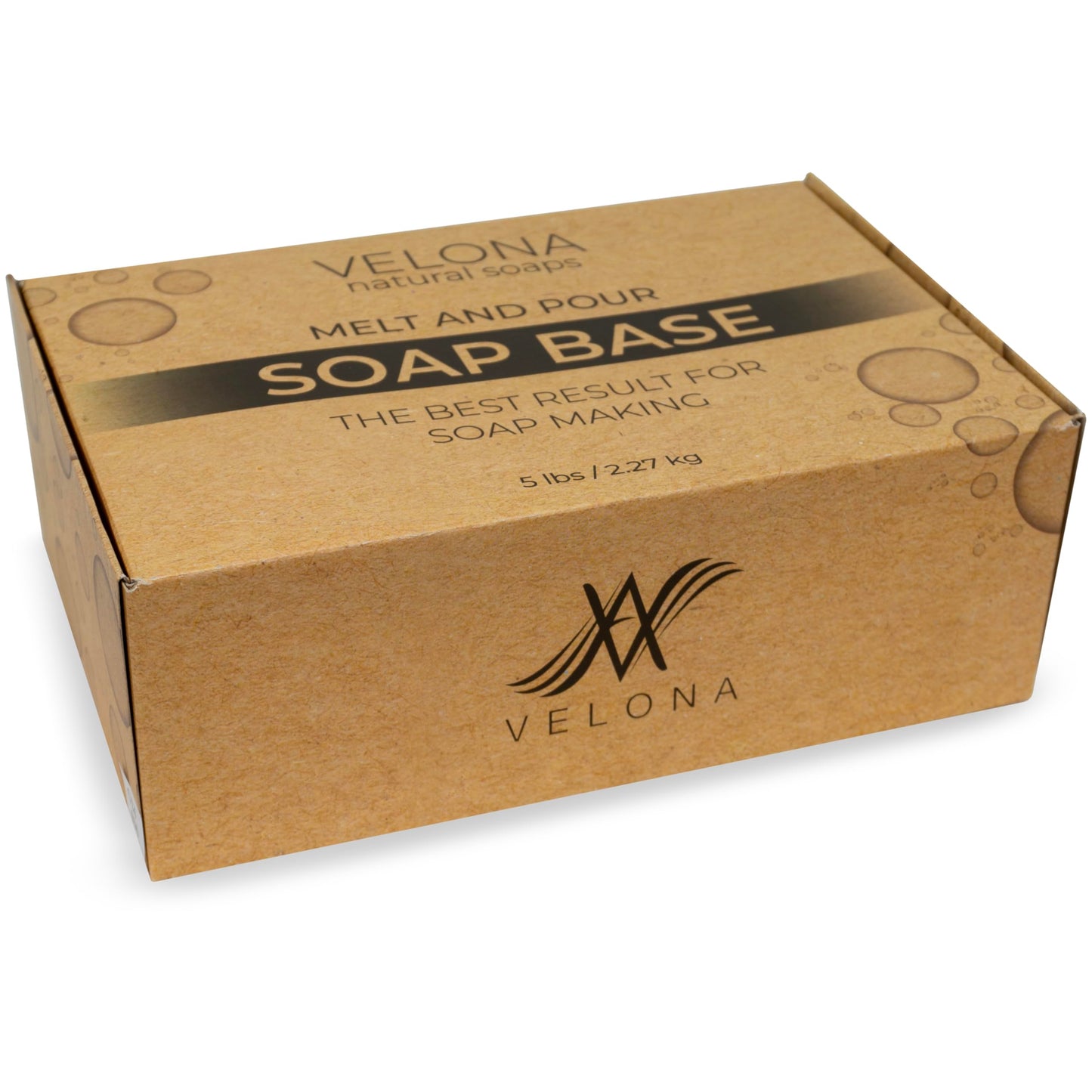 velona 5 LB - White Melt and Pour Soap Base SLS/SLES free | Natural Bars for The Best Result for Soap-Making
