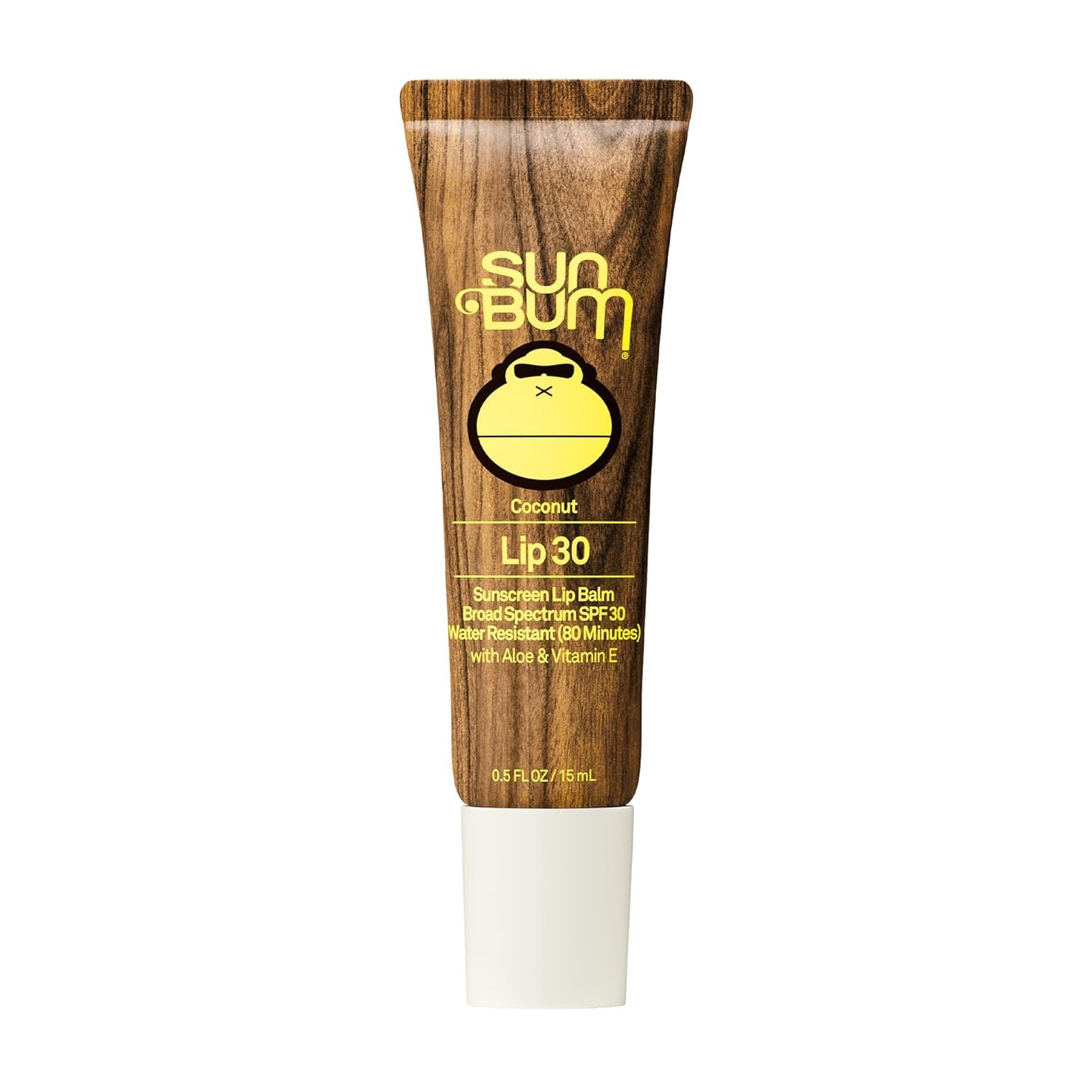 Sun Bum SPF 30 Coconut Lip Balm | Broad Spectrum Moisturizing with Aloe & Vitamin E - 0.5 oz