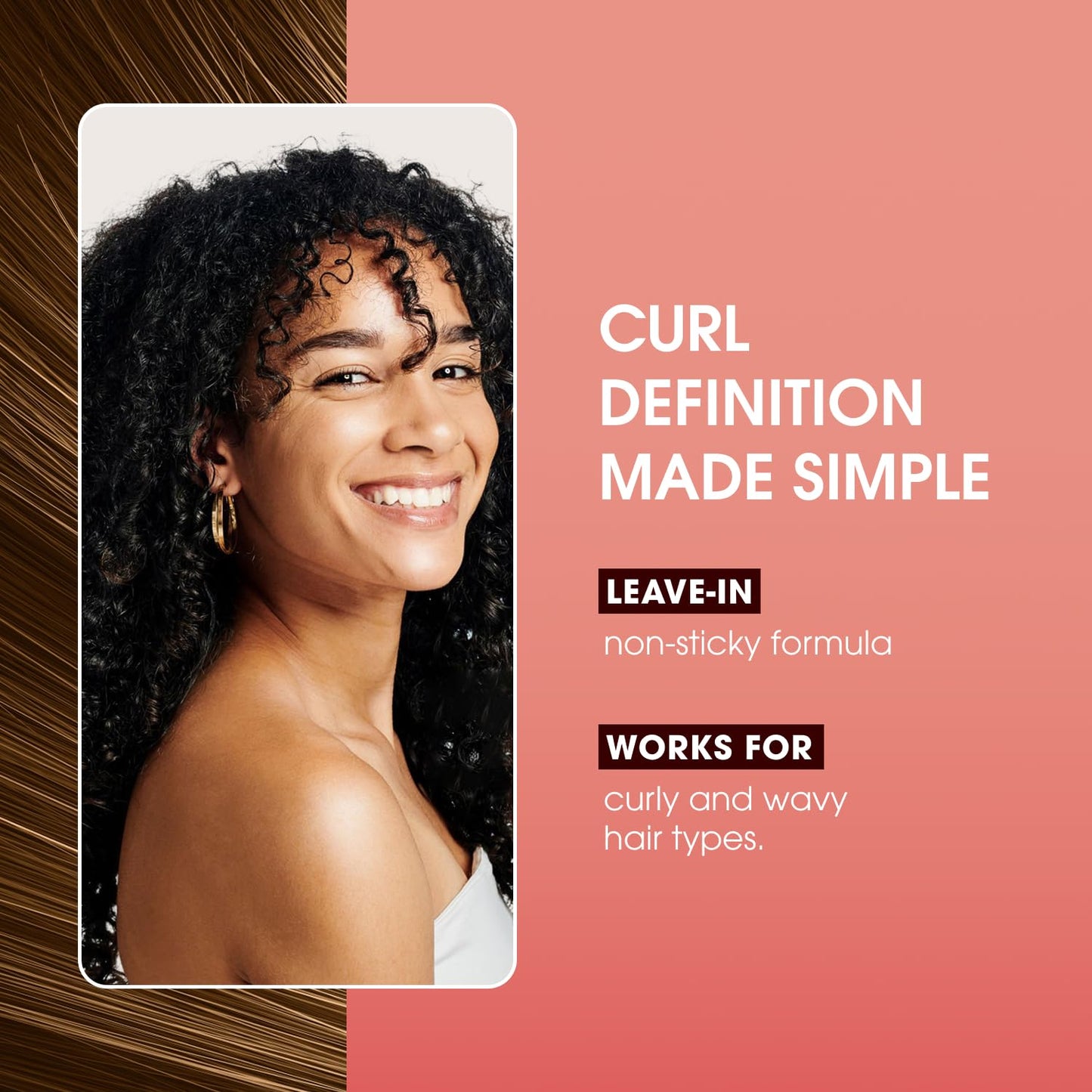 One 'N Only Defining Curl Cream with Argan Oil, Leave-in Conditioning Cream, Defines and Leaves Strong Curly Hair, Enhances Shine and Hydrates Without Sticky Residue, 9.8 Ounces (3 Pack)