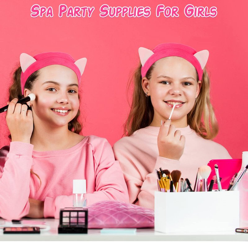 Therwen 20 Pcs Spa Party Supplies Include Kimono Robe Spa Headband Disposable Foam Pedicure Slippers Mask Washbasin for Salon Pedicure Washing Shower, Size 10