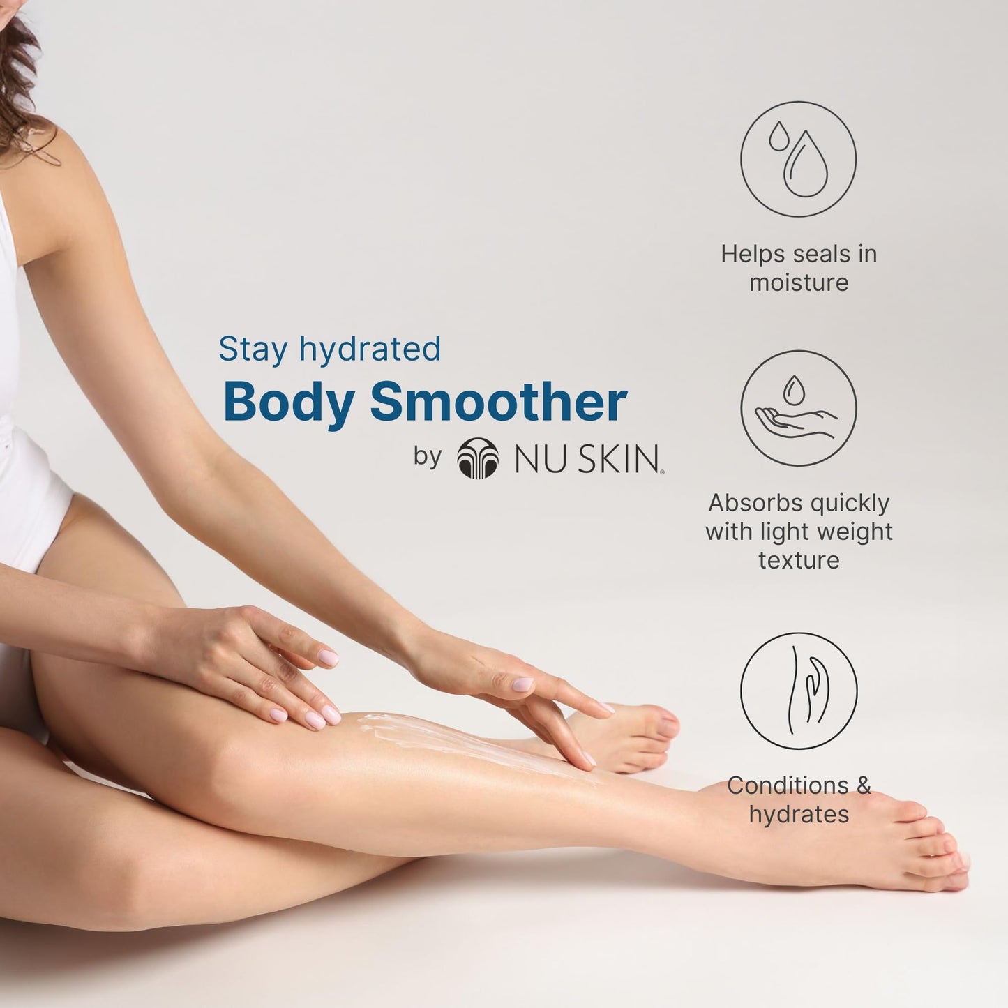 Nu Skin Body Smoother | Moisture-Locking Body Lotion | 8.4 Fl Oz | 1 Pack