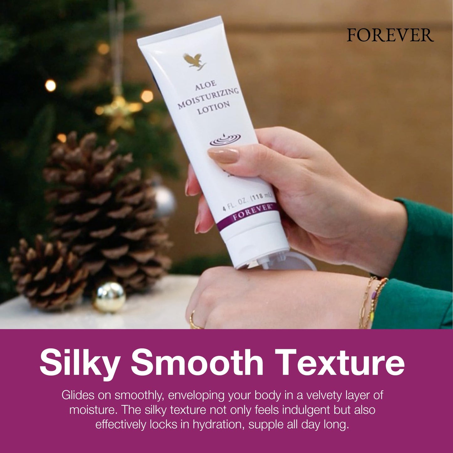 Forever Living - Aloe Moisturizing Lotion Duo - Deep Hydration with Collagen - Silky Smooth Texture - Gluten-Free Hand and Body Formula Pack of 2
