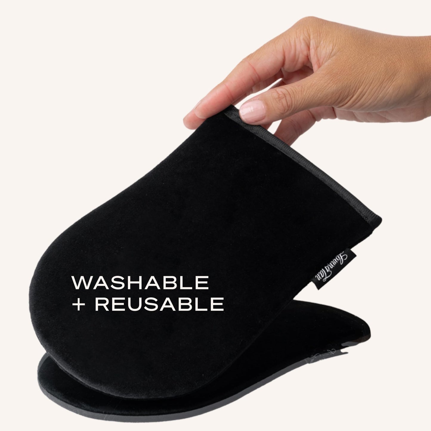 Loving Tan Self Tanning Deluxe Applicator Mitt, Washable & Durable Design for a Salon-Style, Streak Free Finish, Use with Self Tan Mousses, Sprays and Lotions, Reusable - 1 ct.