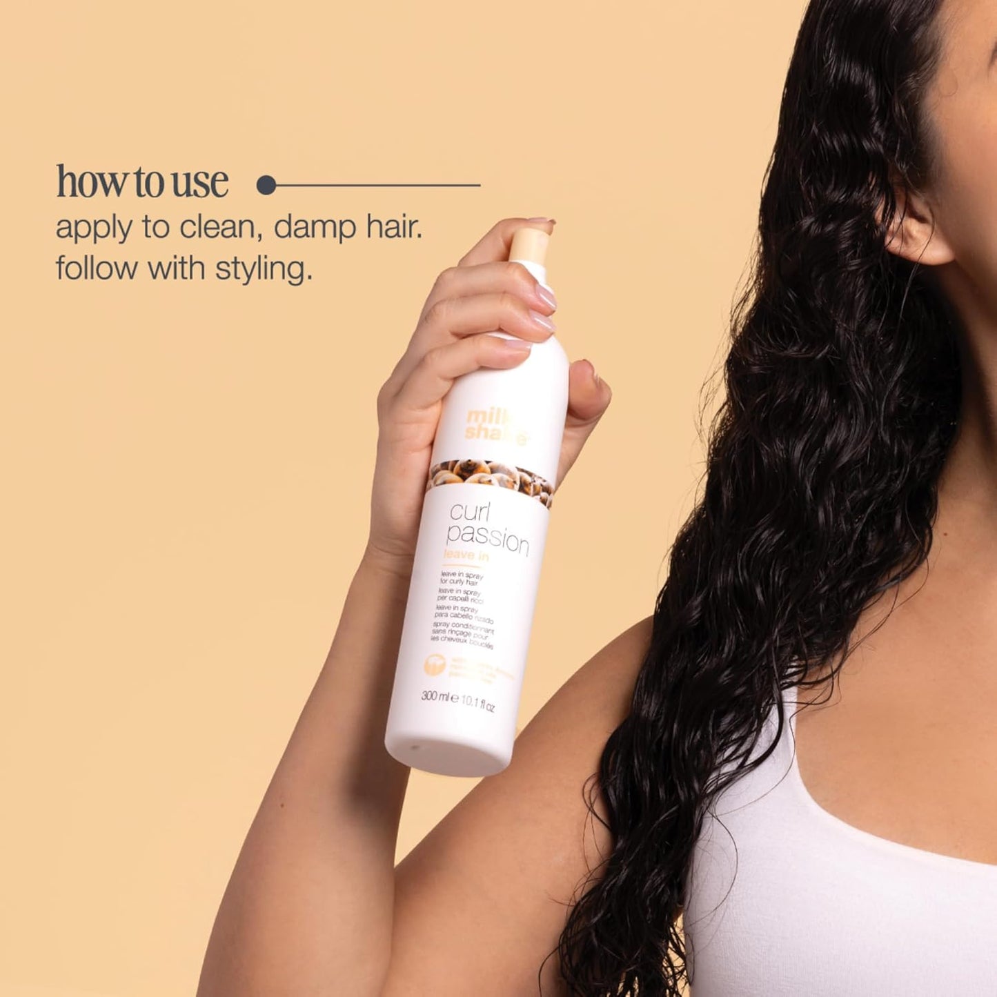 Curl Passion Leave-In Conditioner - Moisturizing Formula for All Curl Types | Detangles, Softens & Adds Bounce | 10.1 fl oz / 300 mL