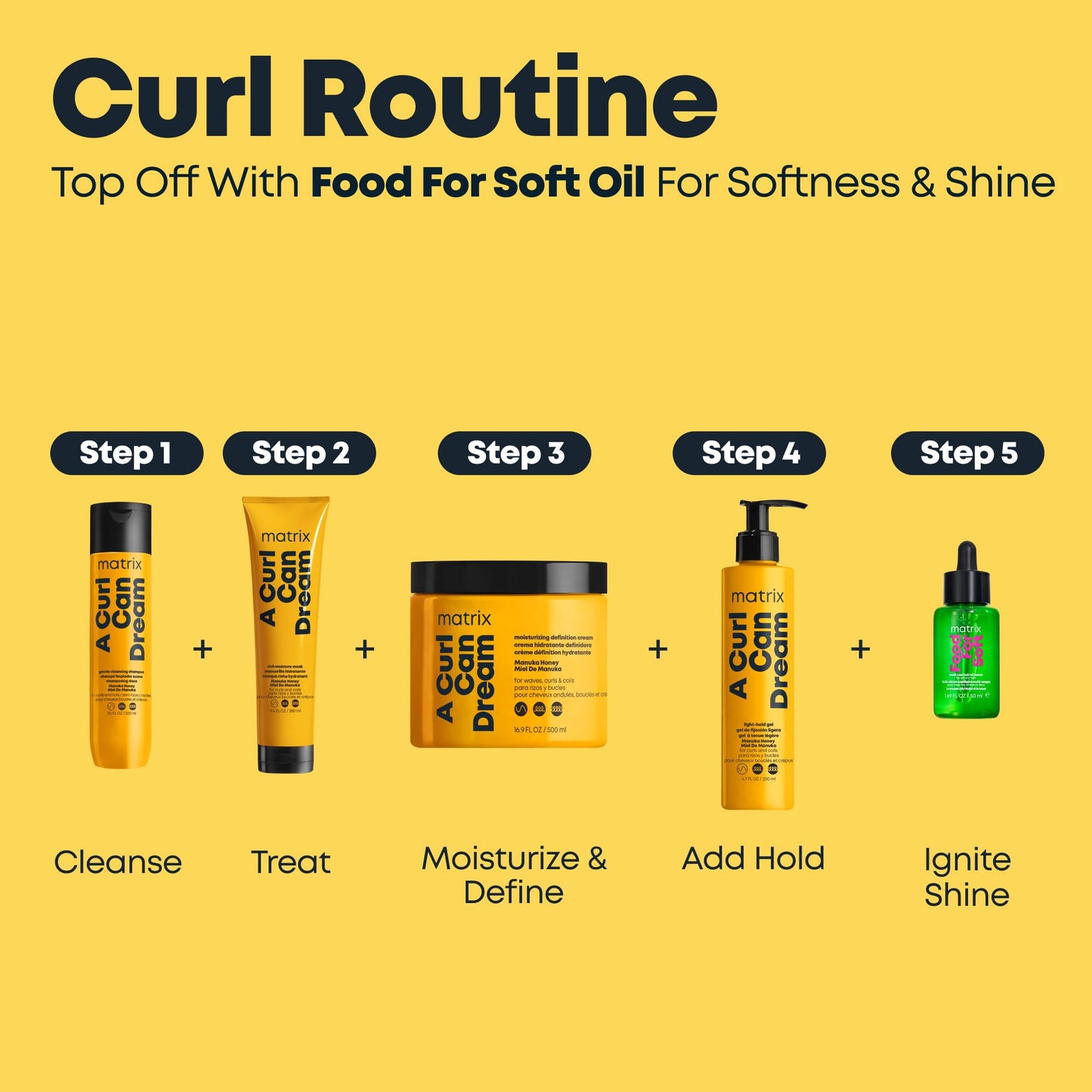 Matrix A Curl Can Dream Deep Cleansing Shampoo | Clarifying| Preserves Curl Pattern, Removes Build Up | For Curly & Coily Hair | Silicone & Paraben Free | With Manuka Honey Extract | 10.1 Fl. Oz.
