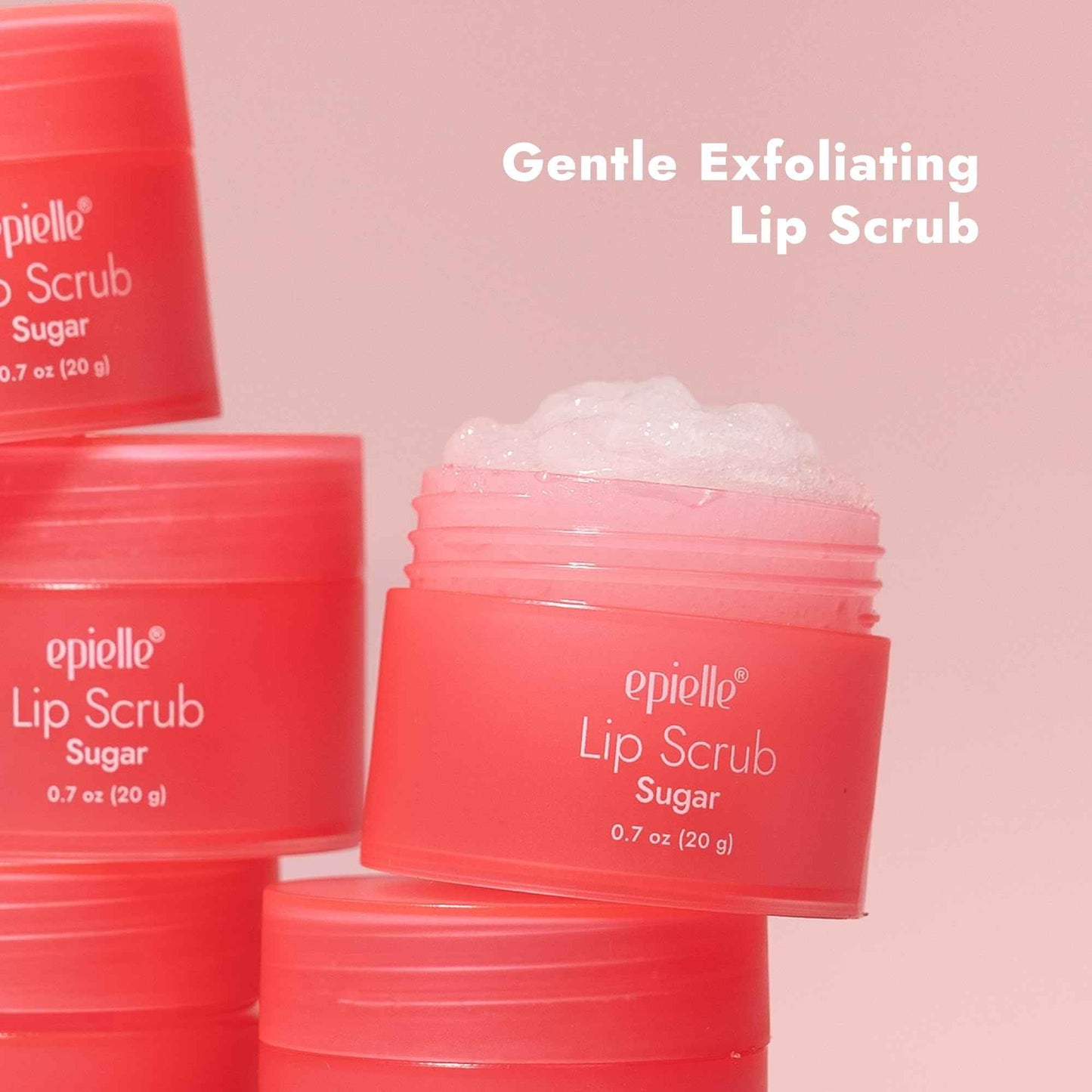 Epielle Lip Care Heroes Buff & Shine, Sugar Scrub & Sleeping Mask Lip Care Kit, Exfoliate & Hydrate, 2-Piece Set for Day & Night Care, K-Beauty