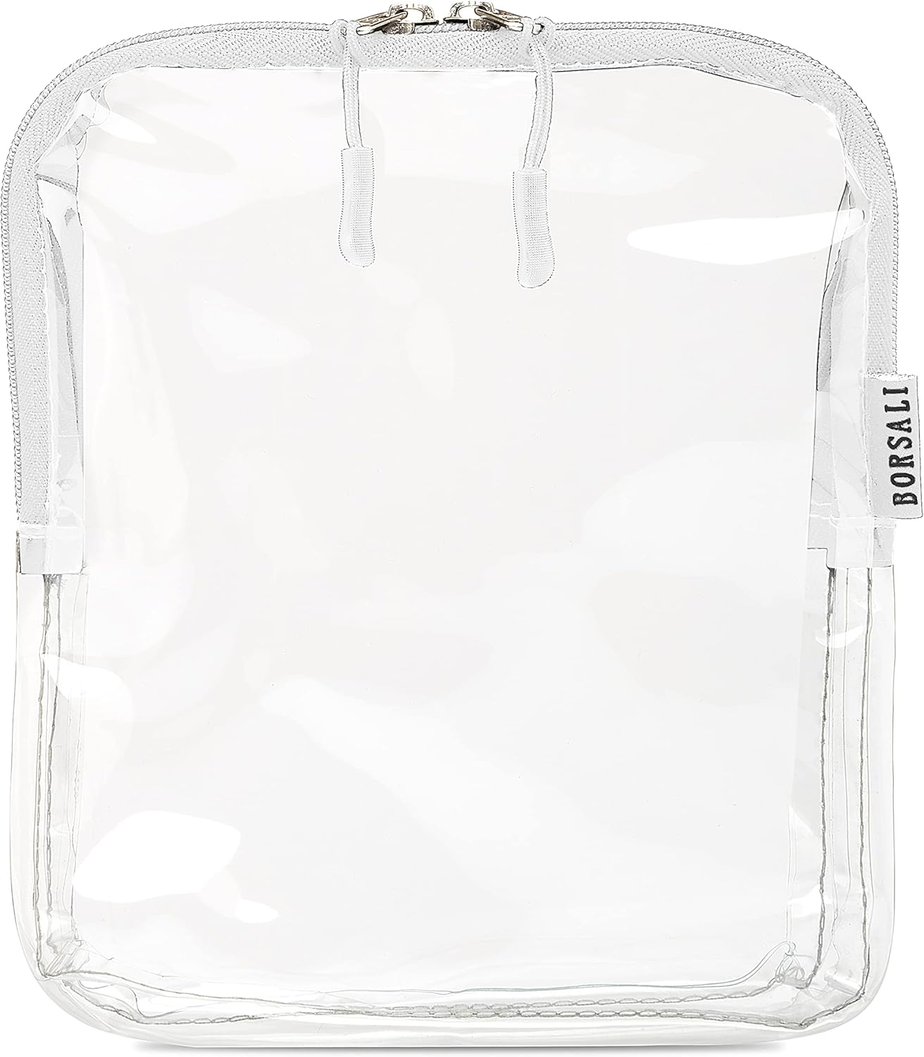 BORSALI TSA Approved Clear Toiletry Bag Set - 3 Color Travel Organizers for Easy Security Access