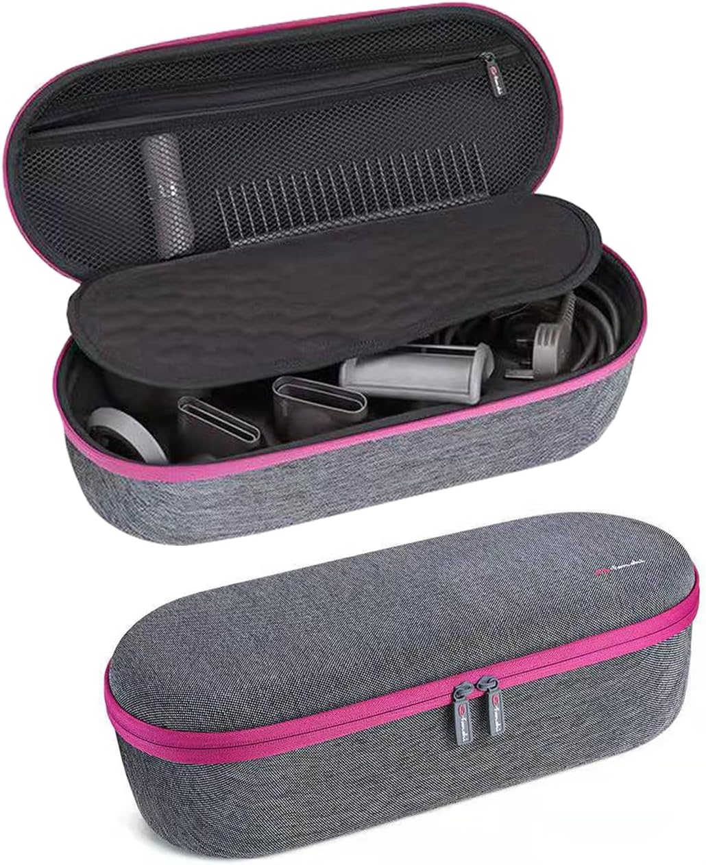 Dyson Hair Dryer Travel Carrying Case - Compatible with HD15, HD08, HD07, HD03, HD01 | Grey