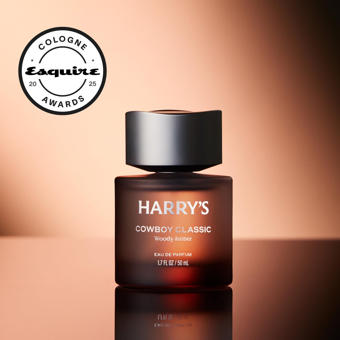 Harry's Cowboy Classic Men's Cologne - Woody Amber Scent - 1.7 fl oz - Notes of Bergamot, Cedarwood & Musk - Long-Lasting Eau de Parfum Men's Fragrance