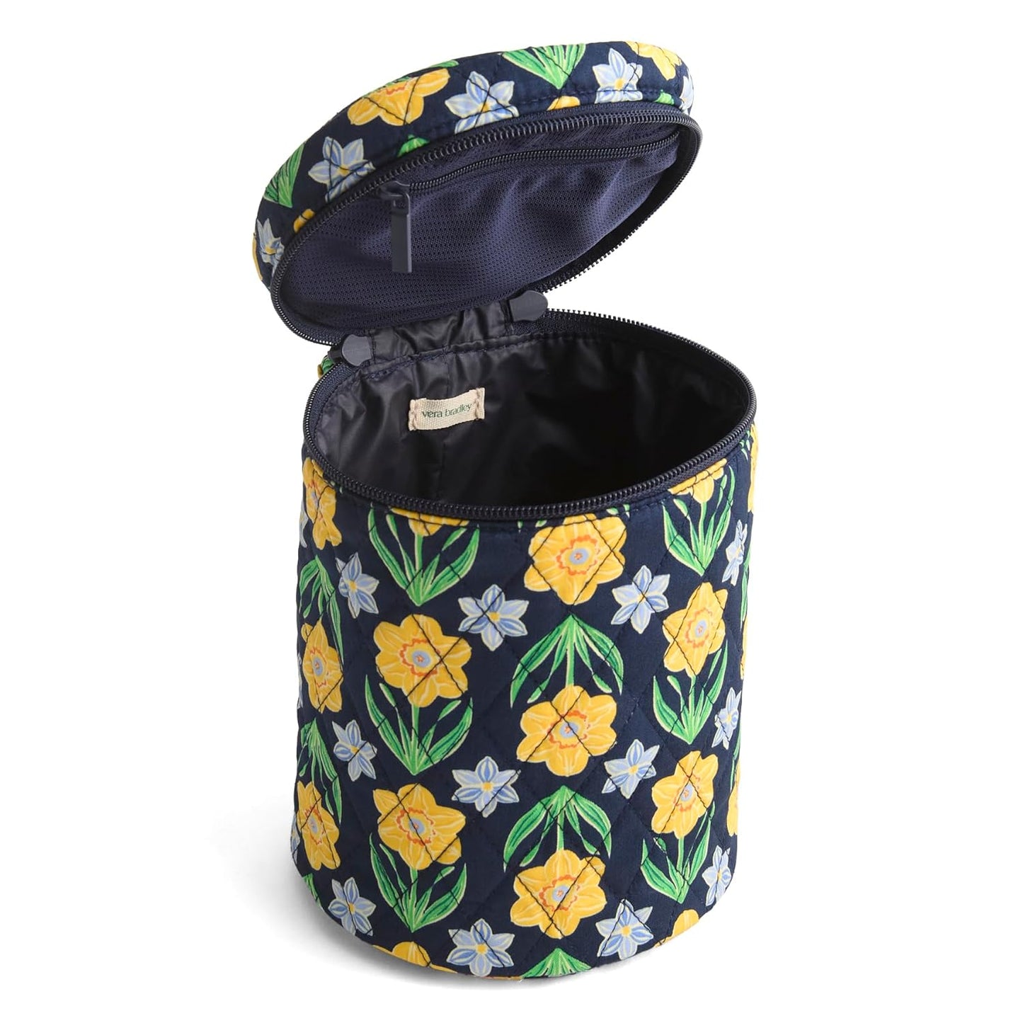 Upright Cosmetic Organizer - Cotton Gabardine Travel Case | Stylish & Durable