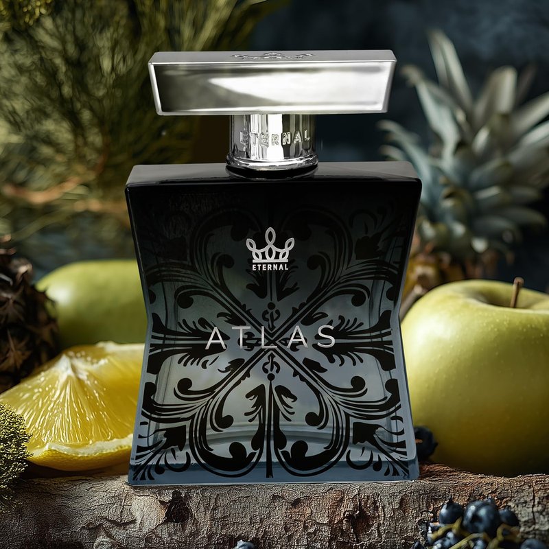 Eternal Atlas Men's Cologne - Long-Lasting Eau de Parfum | 3.4 oz Vegan Fragrance with Clean Ingredients