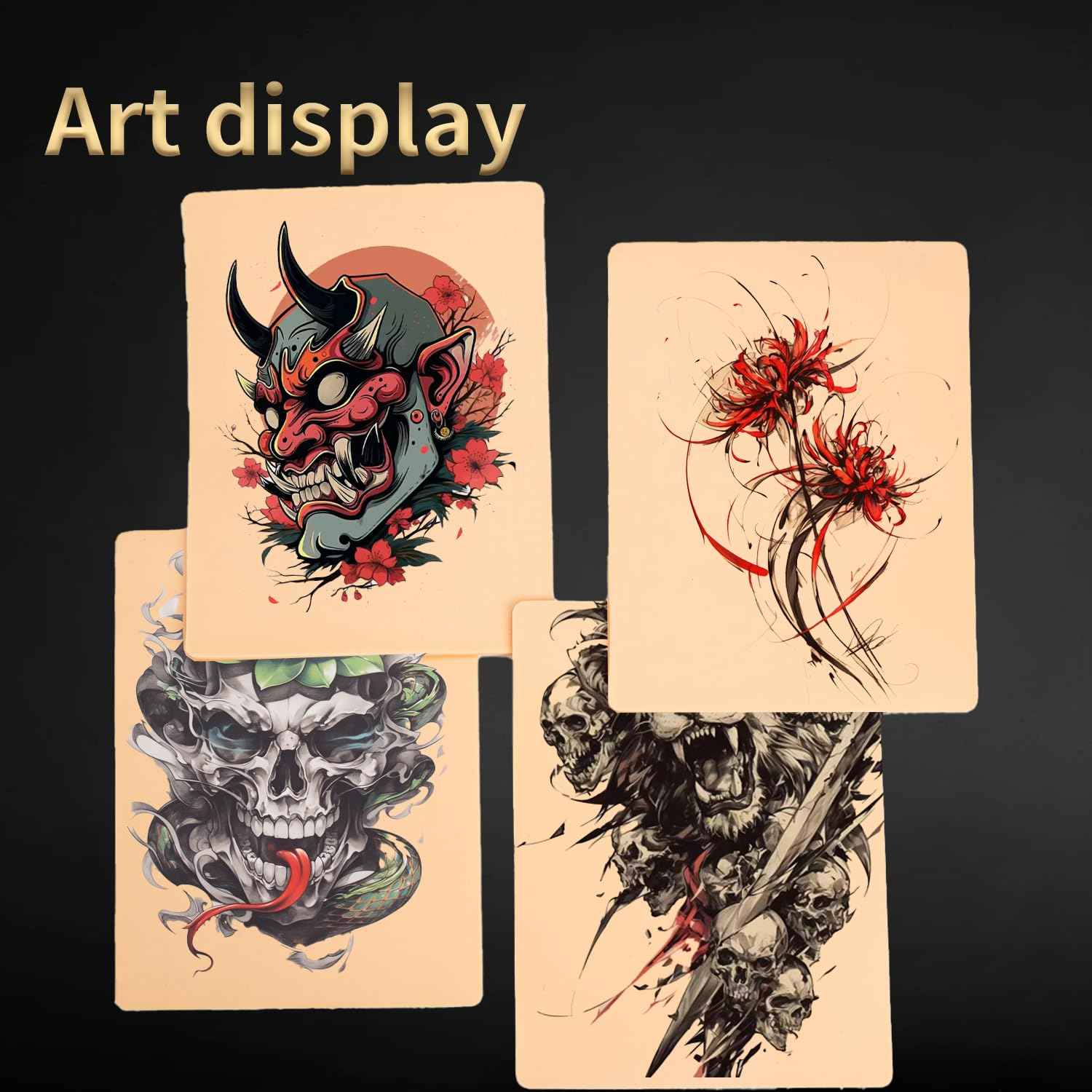 Tattoo Practice Skin, 10Pcs 3MM 8in x 6in Fake Skin Blank Tattoo Practice Skin, Double Sides Fake Skin, Tattoo for Beginners and Tattoo Artists Tattoo Supplies